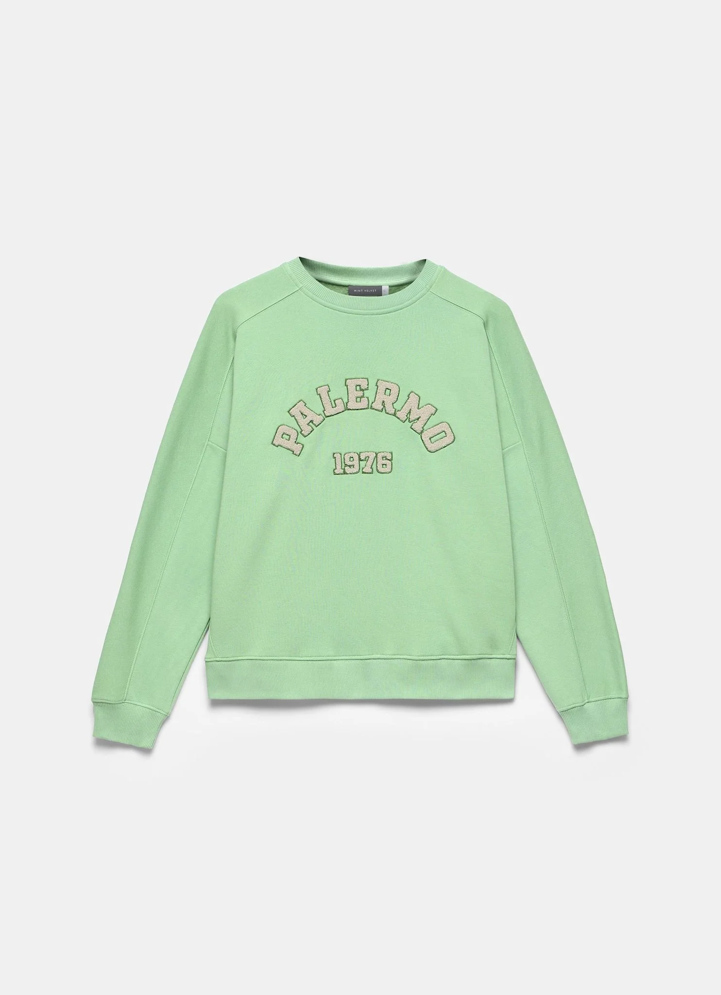 Green Cotton Blend Palermo Sweatshirt - Image 6