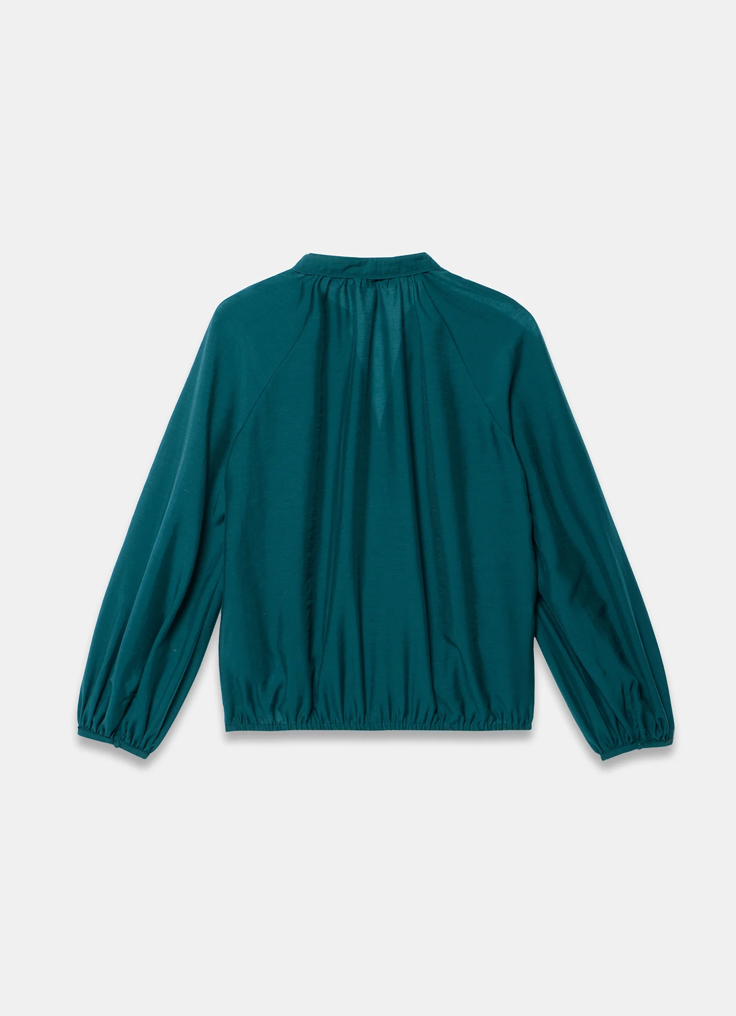 Teal Whipstitch Detail Blouse - Image 7