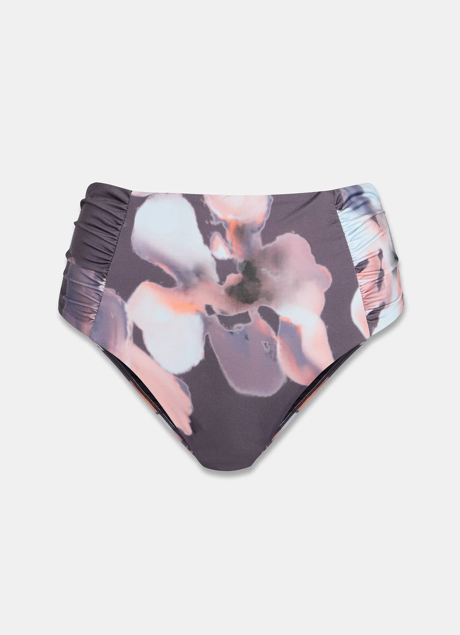 Floral Print High Waisted Bikini Bottoms - Image 5