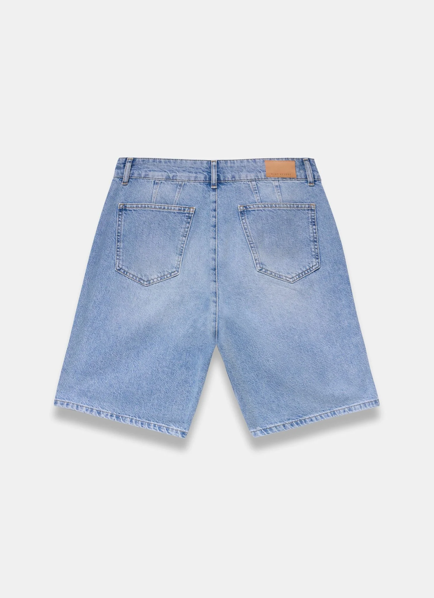 Denim Mid Length Shorts - Image 6