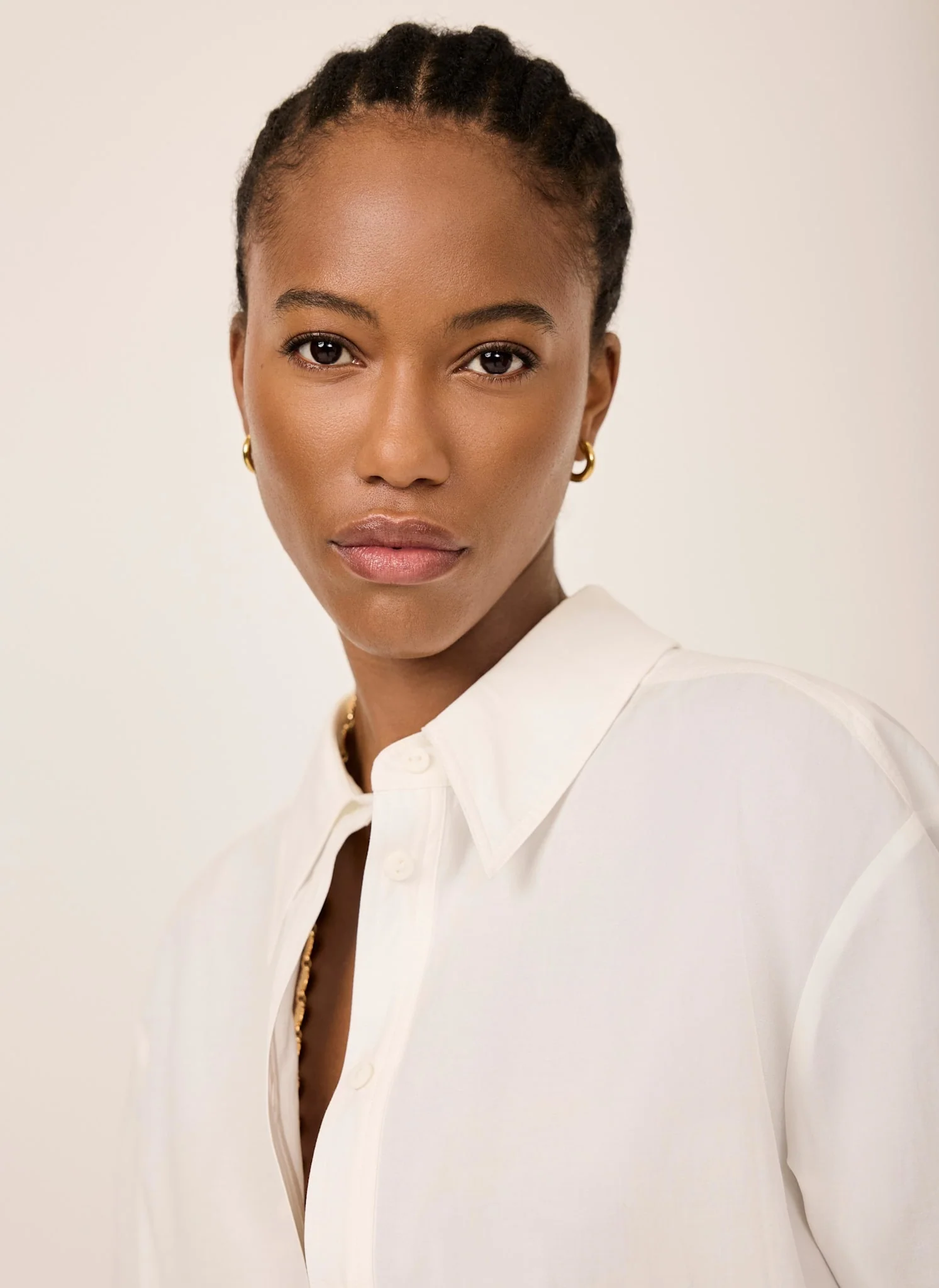 White Oversized Tailored Shirt - Image 10