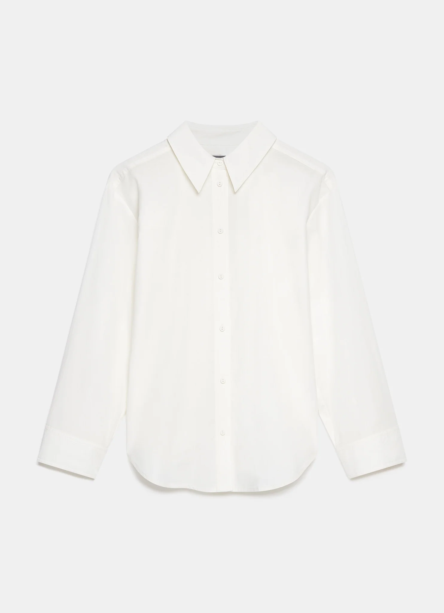 White Oversized Tailored Shirt - Image 7