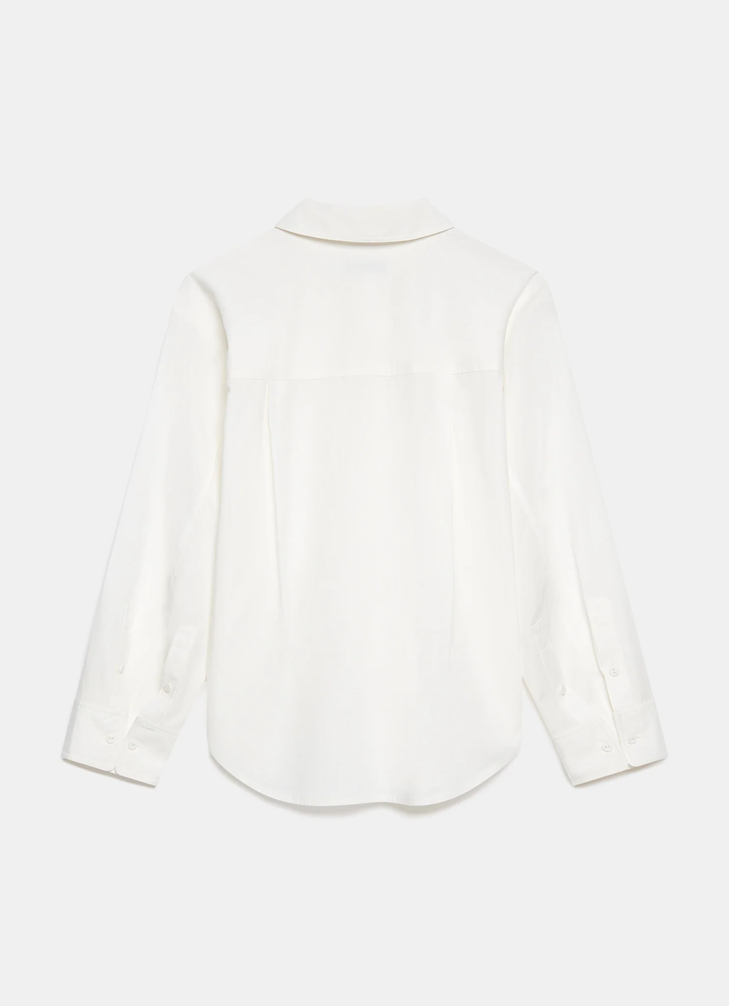White Oversized Tailored Shirt - Image 8
