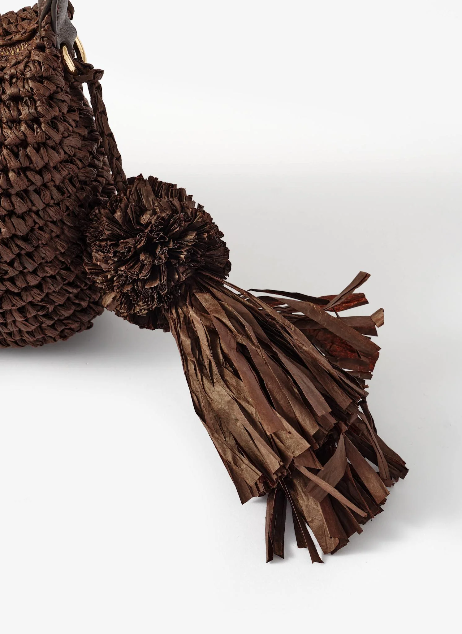 Jonni Brown Woven Crossbody Bag - Image 6