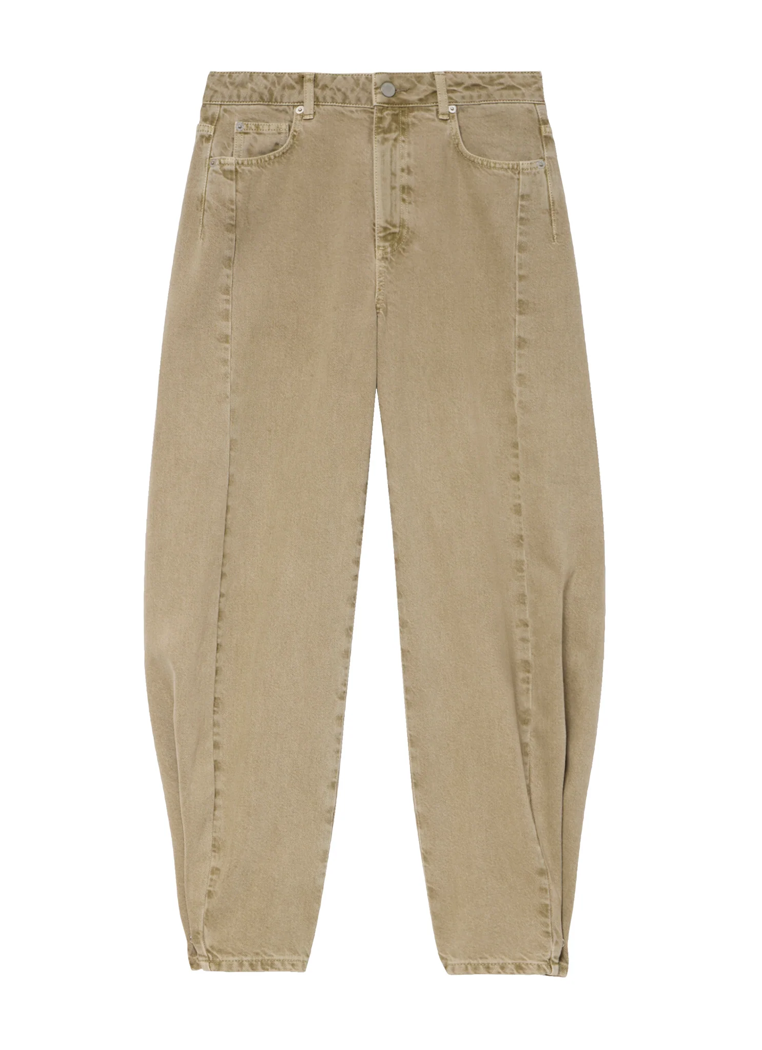 Khaki Balloon Popper Jeans - Image 6