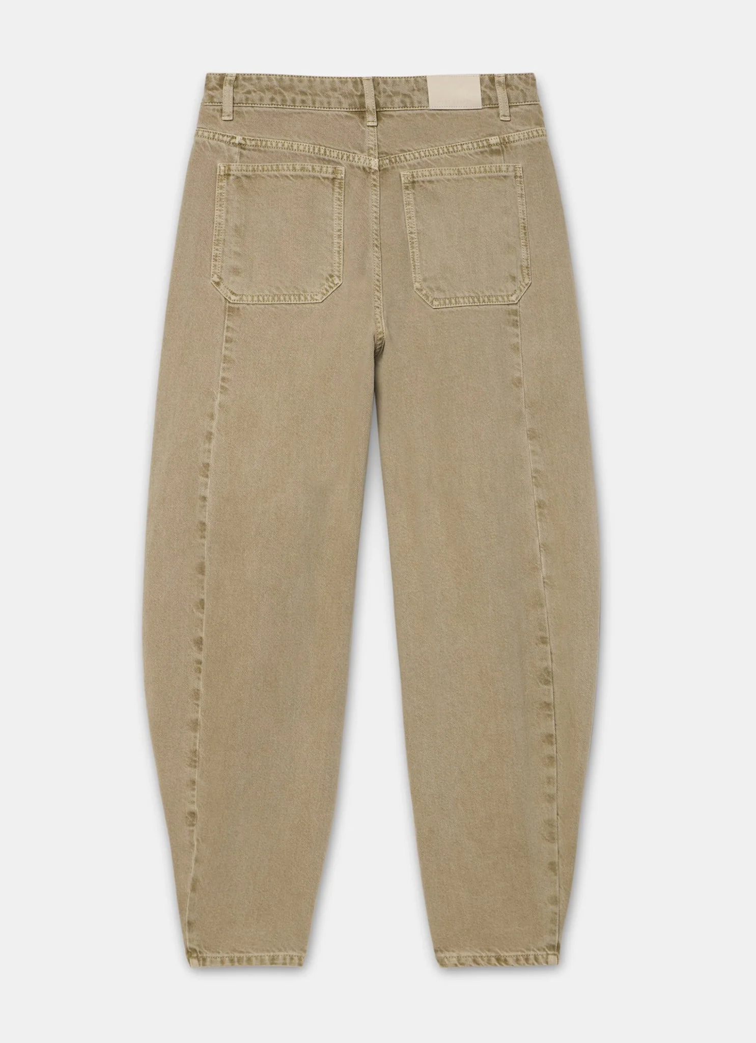 Khaki Balloon Popper Jeans - Image 7