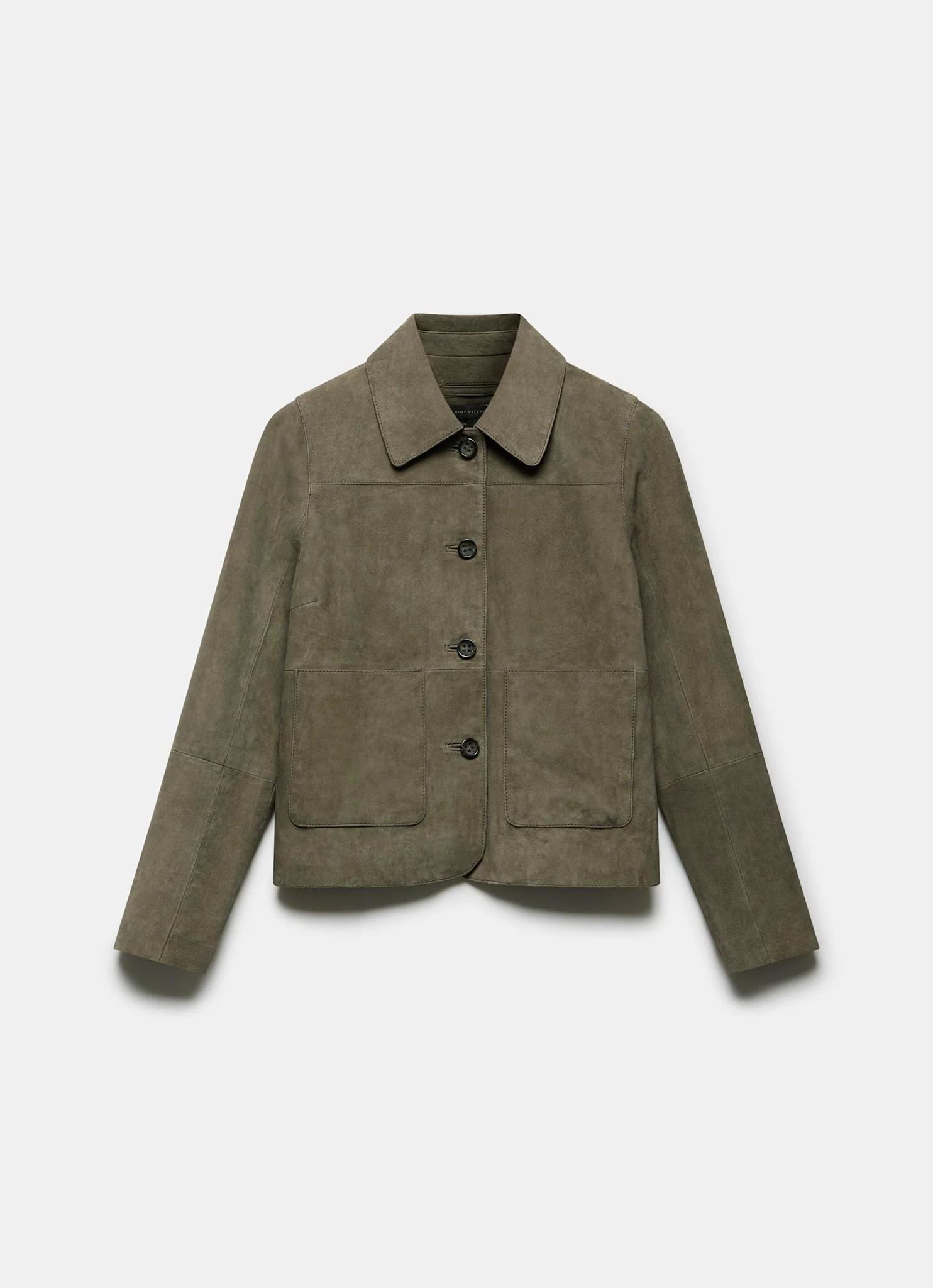 Khaki Suede Jacket - Image 7