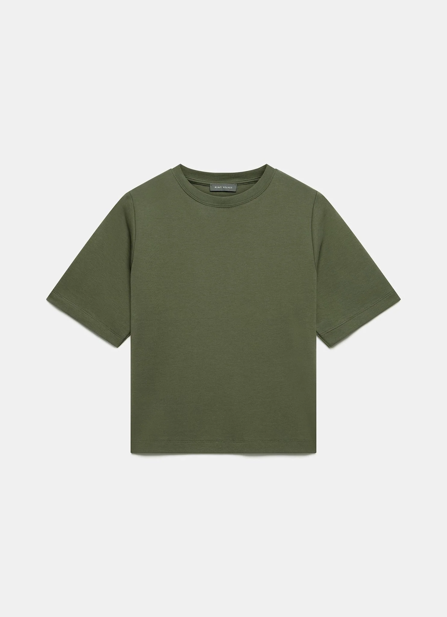 Khaki Ultimate Cotton T-Shirt - Image 5