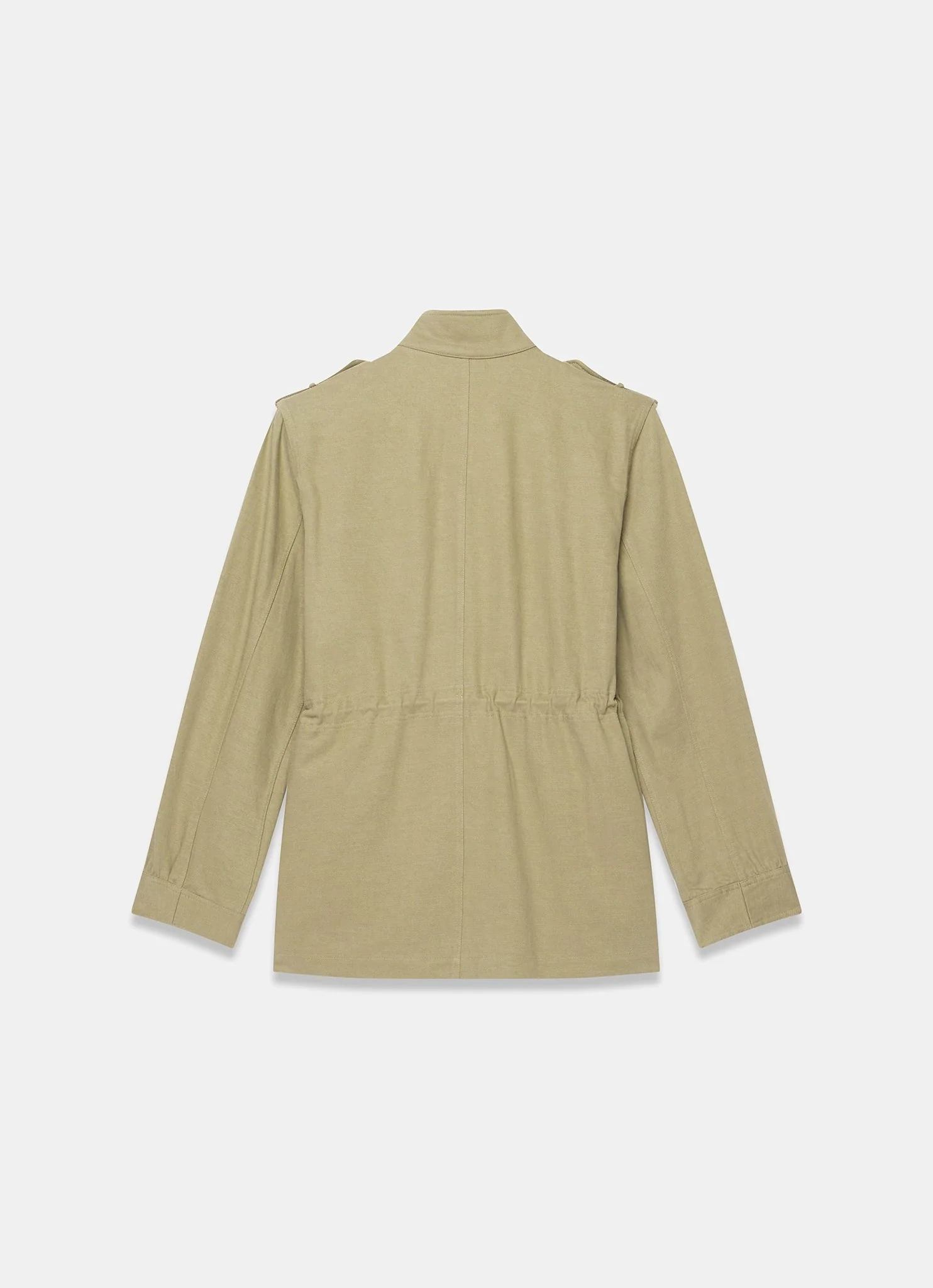 Khaki Washed Pocket Shacket - Image 8