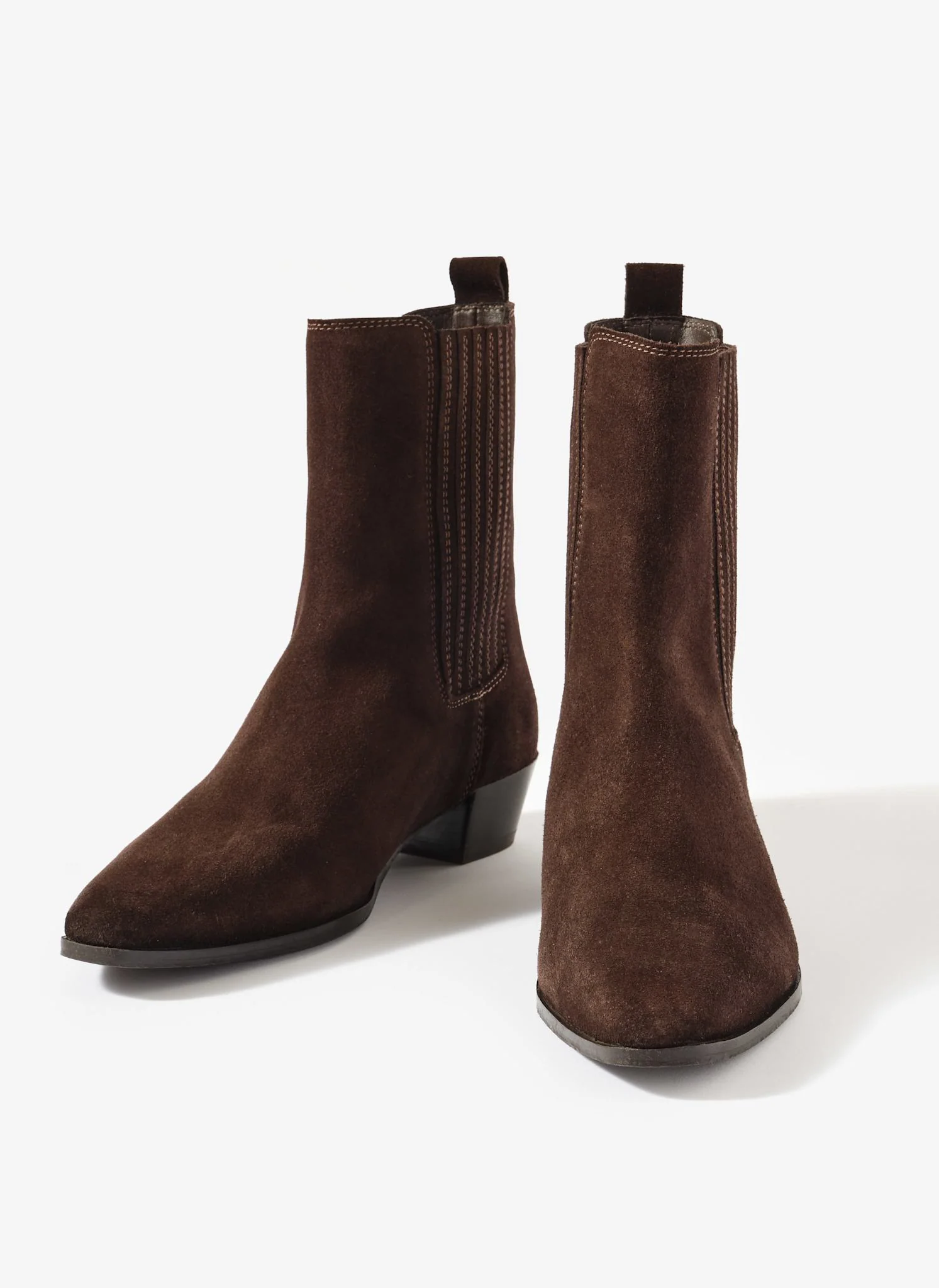 Kirsten Brown Suede Ankle Boots - Image 5
