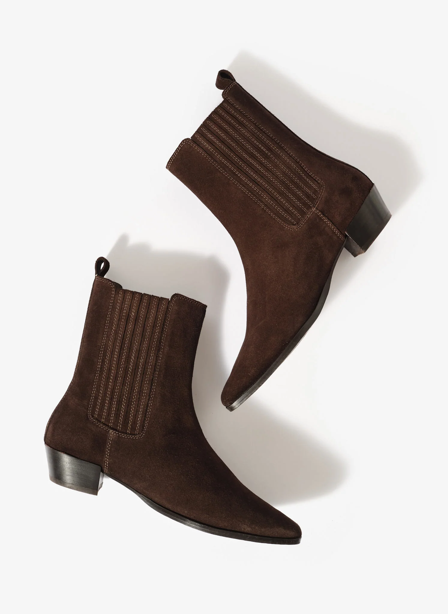 Kirsten Brown Suede Ankle Boots - Image 7