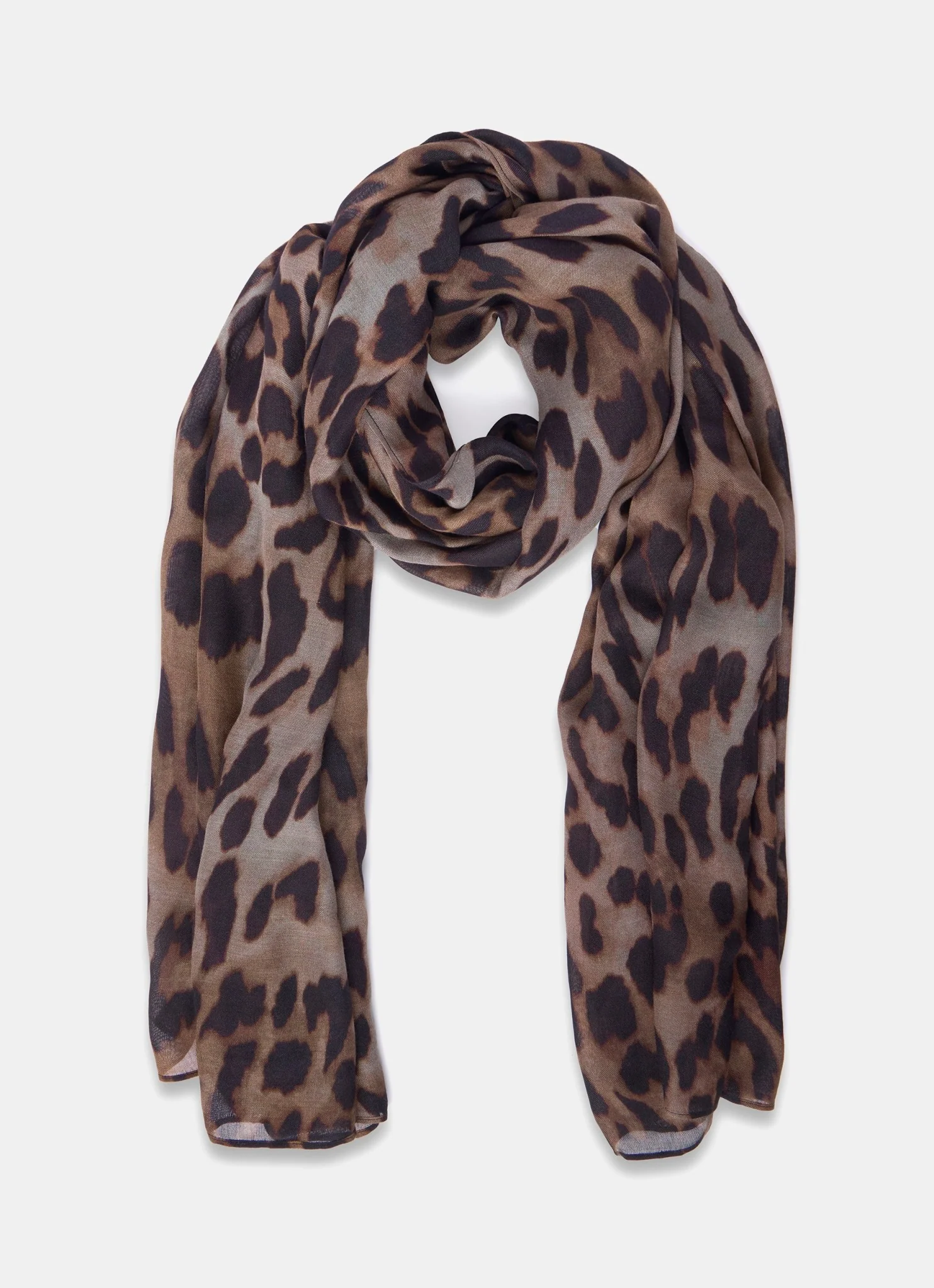 Leopard Print Scarf - Image 3