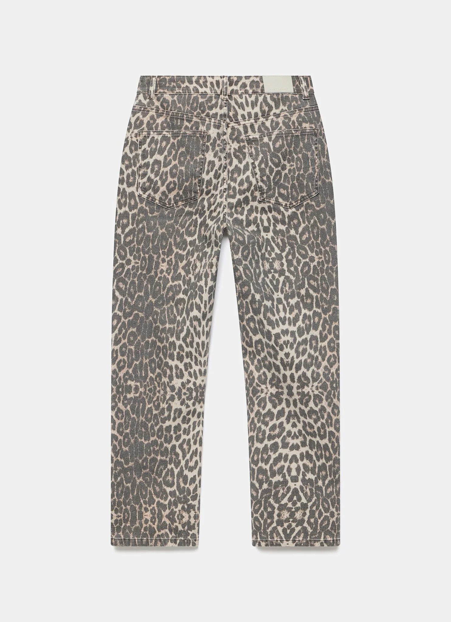 Leopard Print Slim Jeans - Image 8