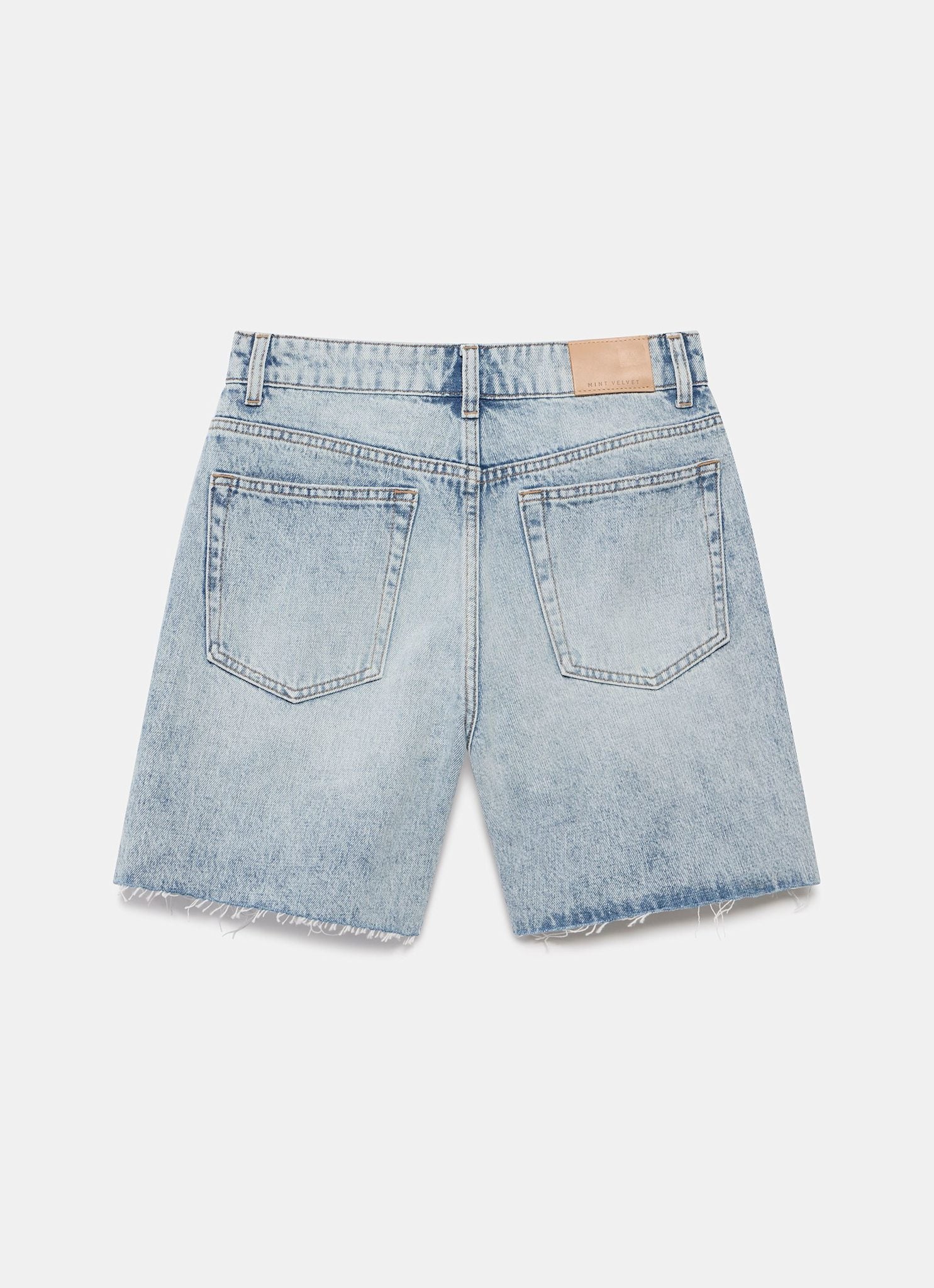 Light Indigo Denim Shorts - Image 7