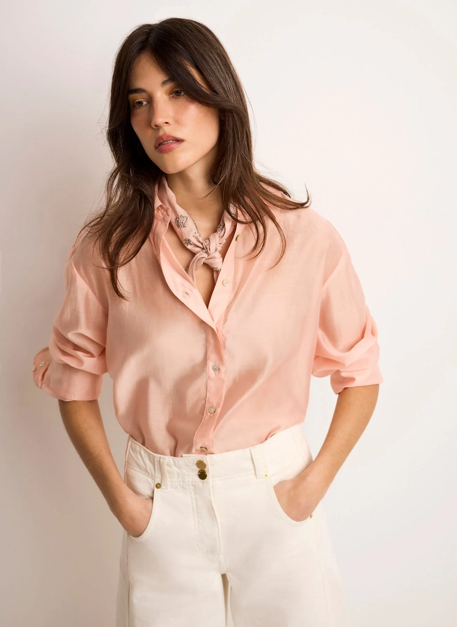 Pink Sheer Shirt - Image 3