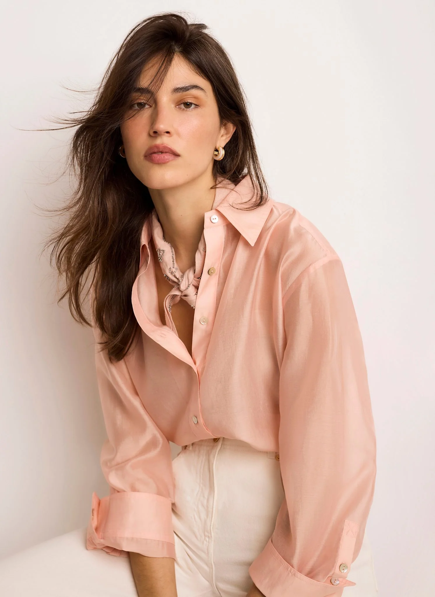 Pink Sheer Shirt - Image 4