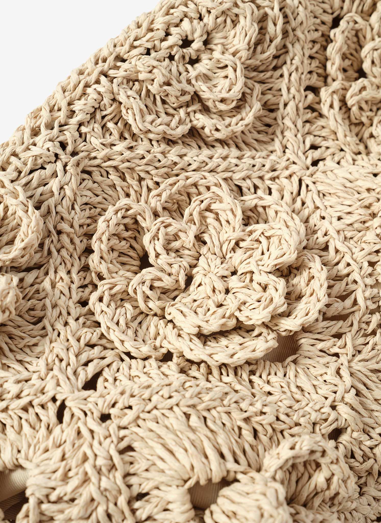 Lila Cream Crochet Clutch Bag - Image 5