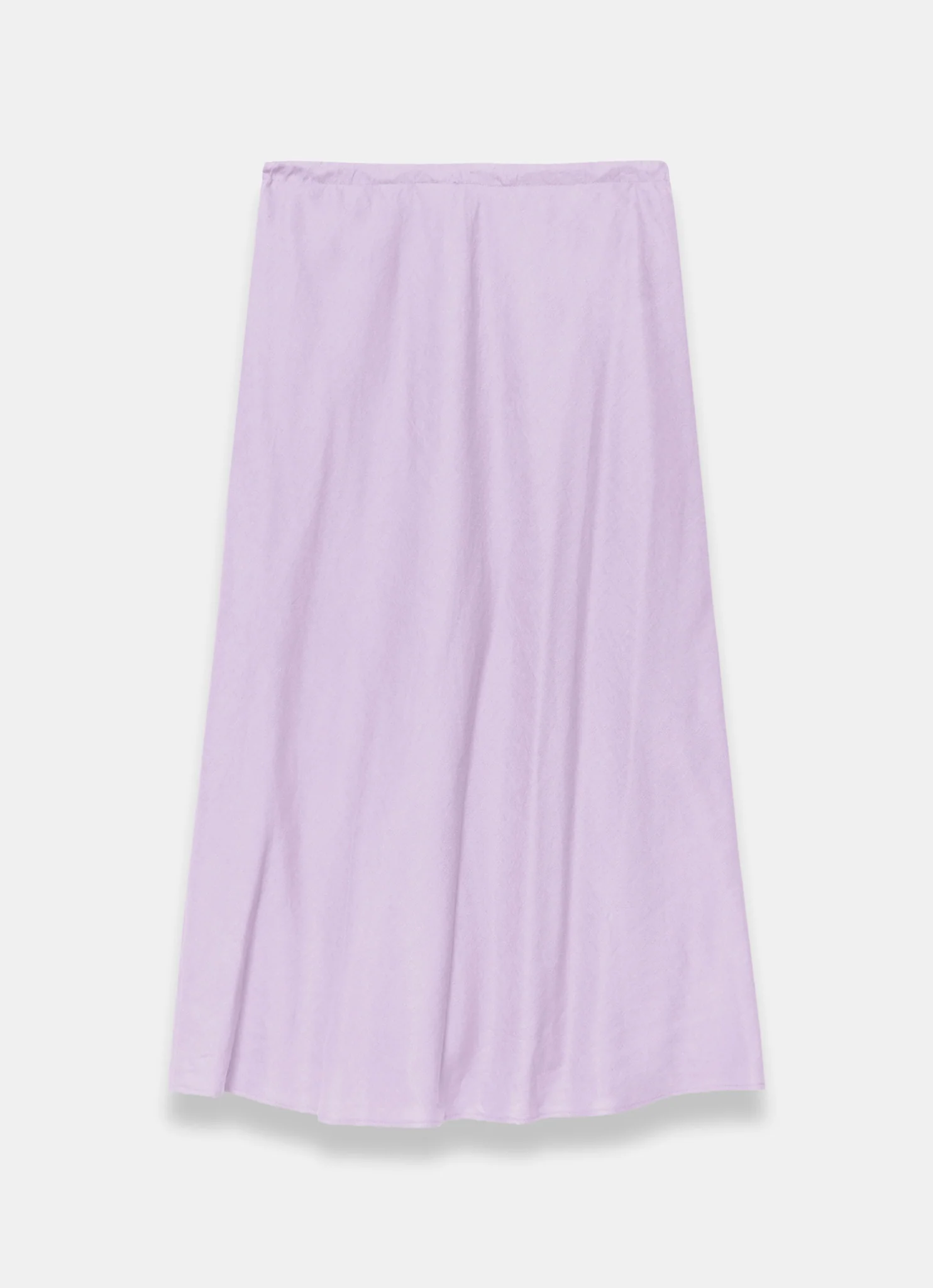 Lilac Linen Bias Midi Skirt - Image 8
