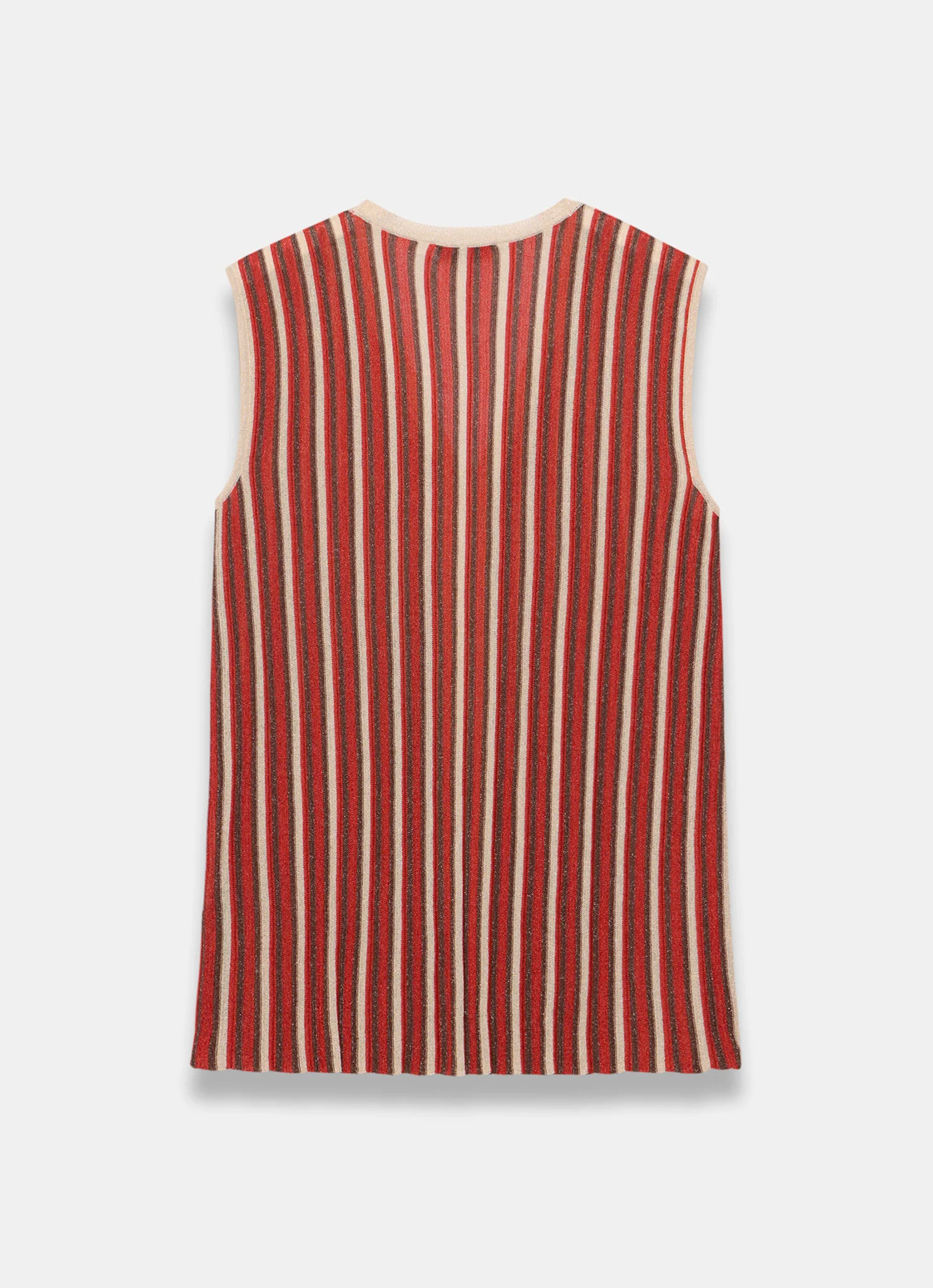 Red Striped Knit Top - Image 7