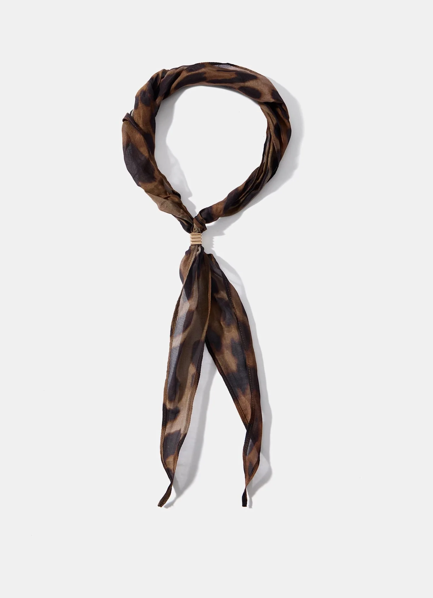 Maddison Animal Print Neck Scarf - Image 2