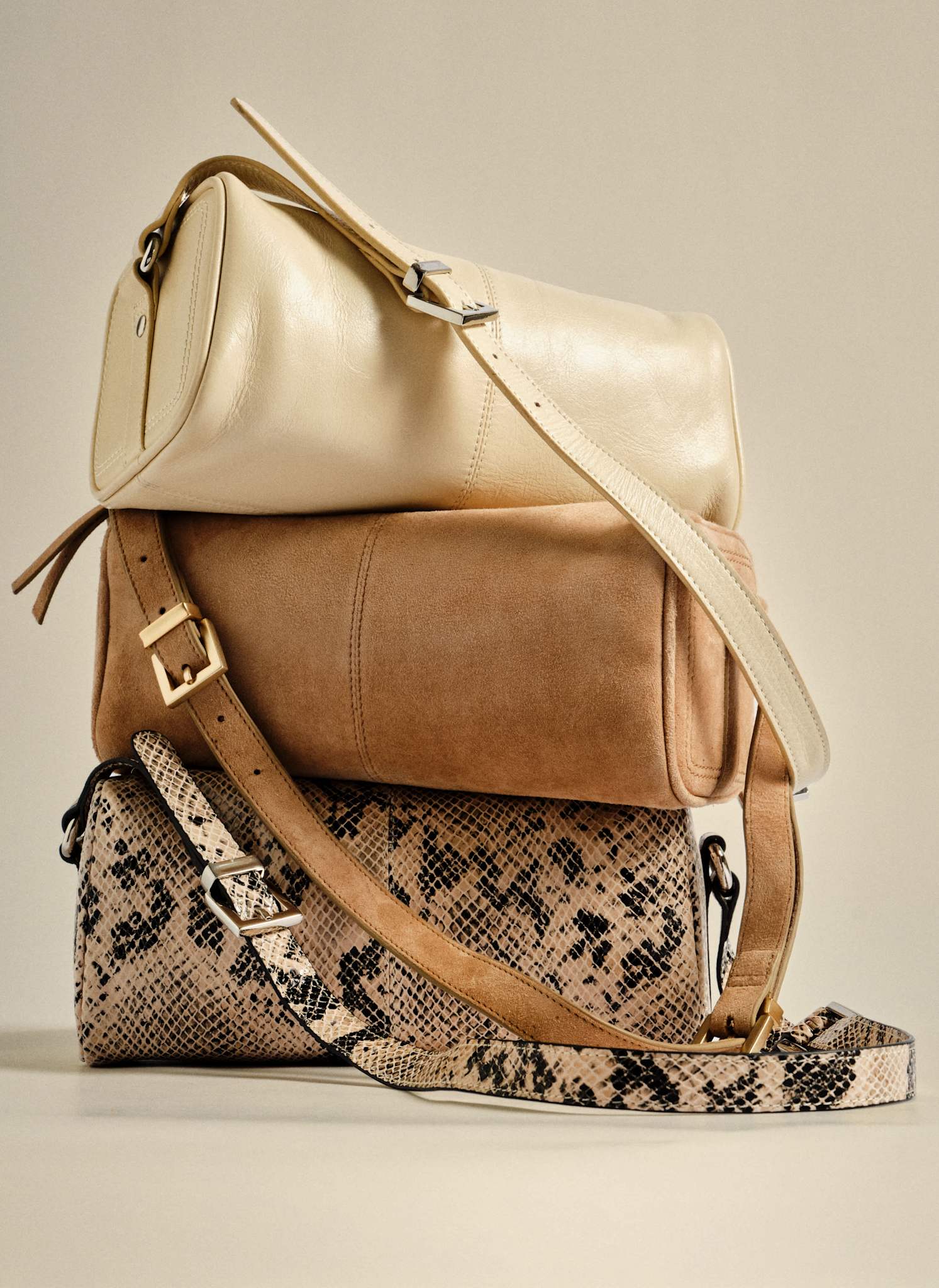 Matilda Butter Yellow Leather Shoulder Bag - Image 3