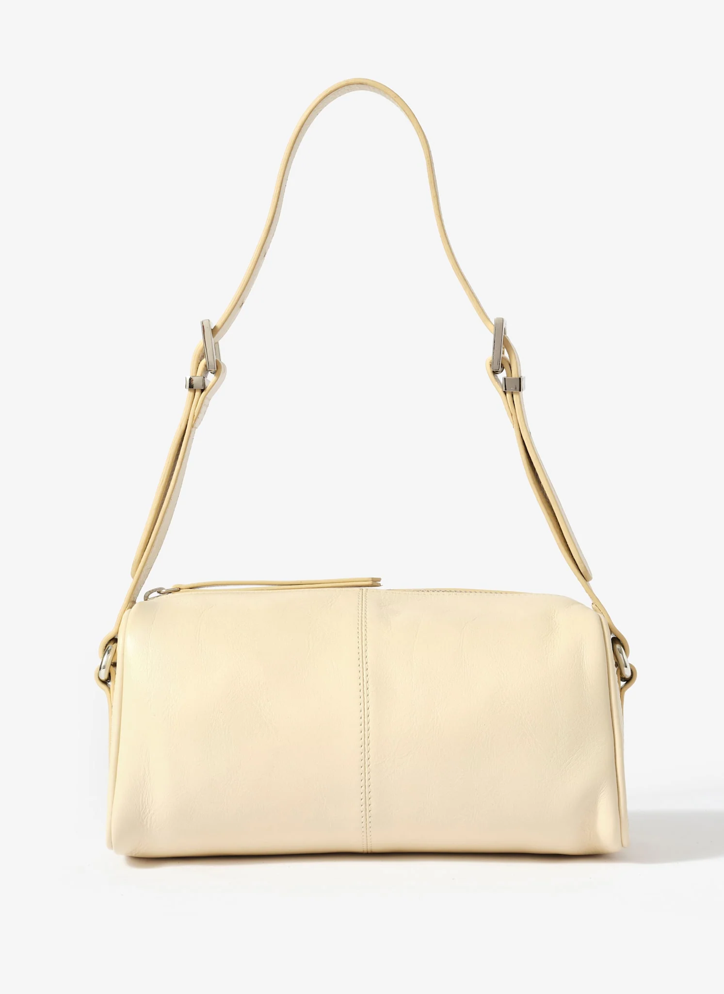 Matilda Butter Yellow Leather Shoulder Bag - Image 4