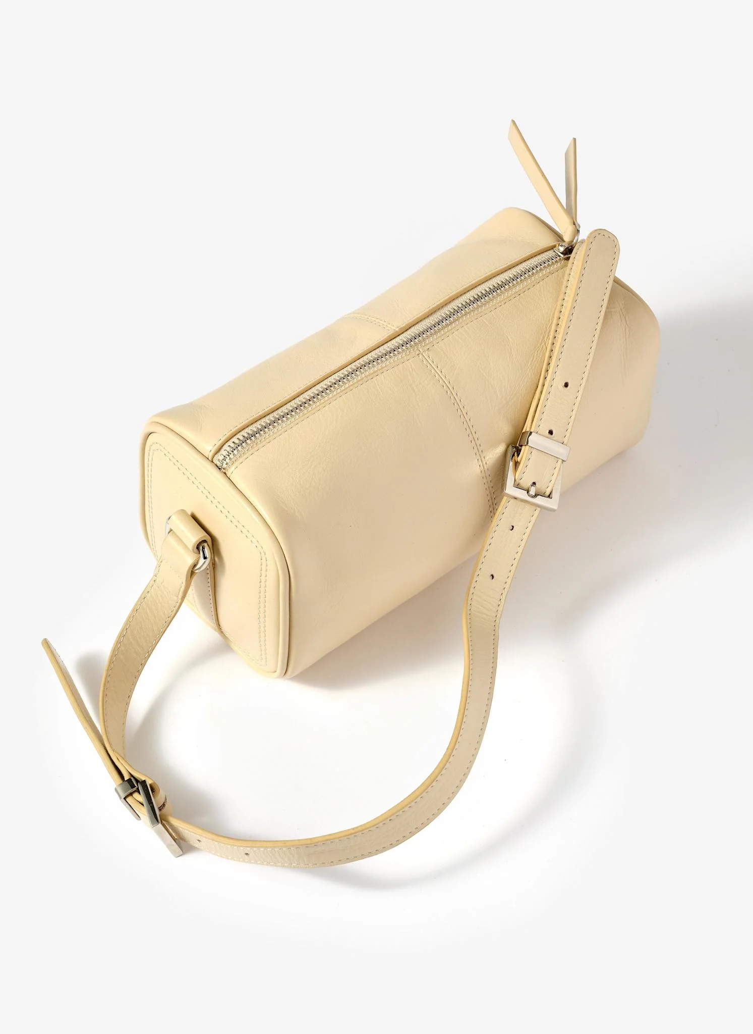 Matilda Butter Yellow Leather Shoulder Bag - Image 6