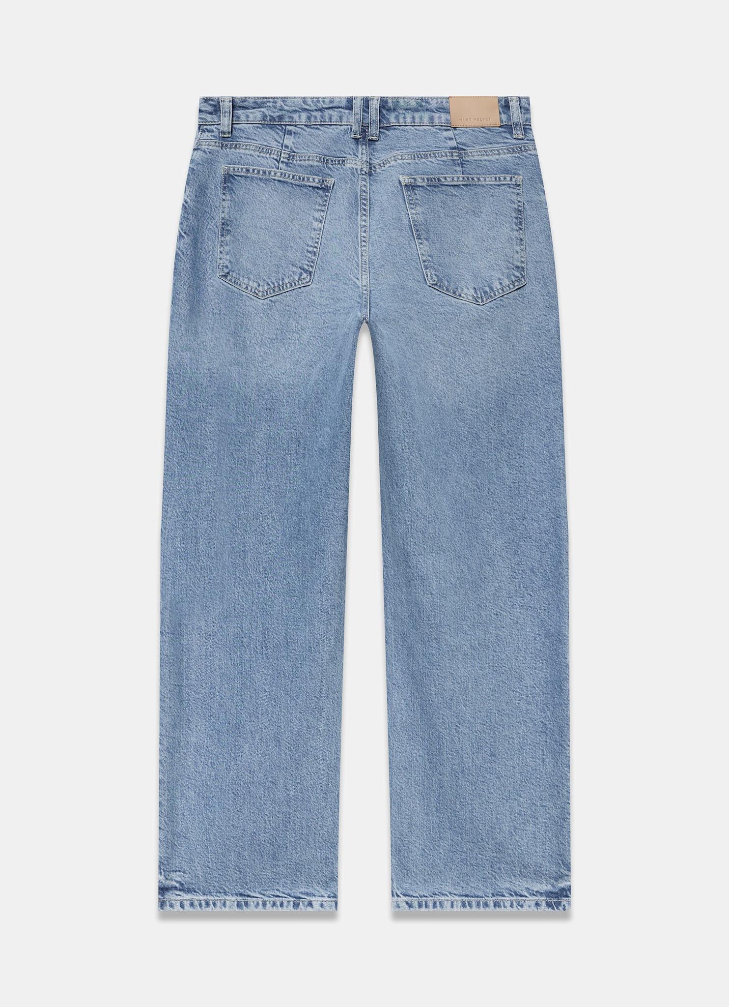 Mid Indigo 90s Straight Jeans - Image 8