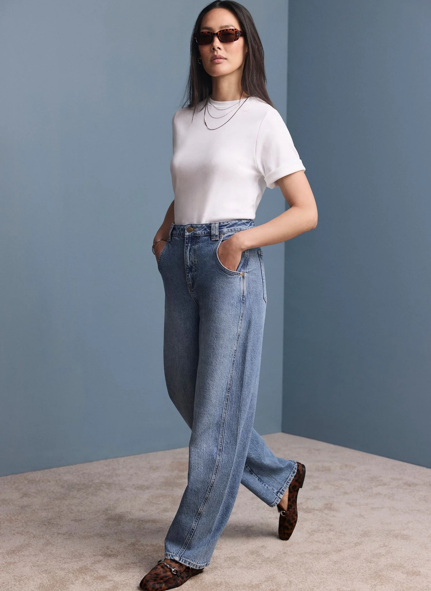Mid Indigo Ultimate Barrel Jeans - Image 4