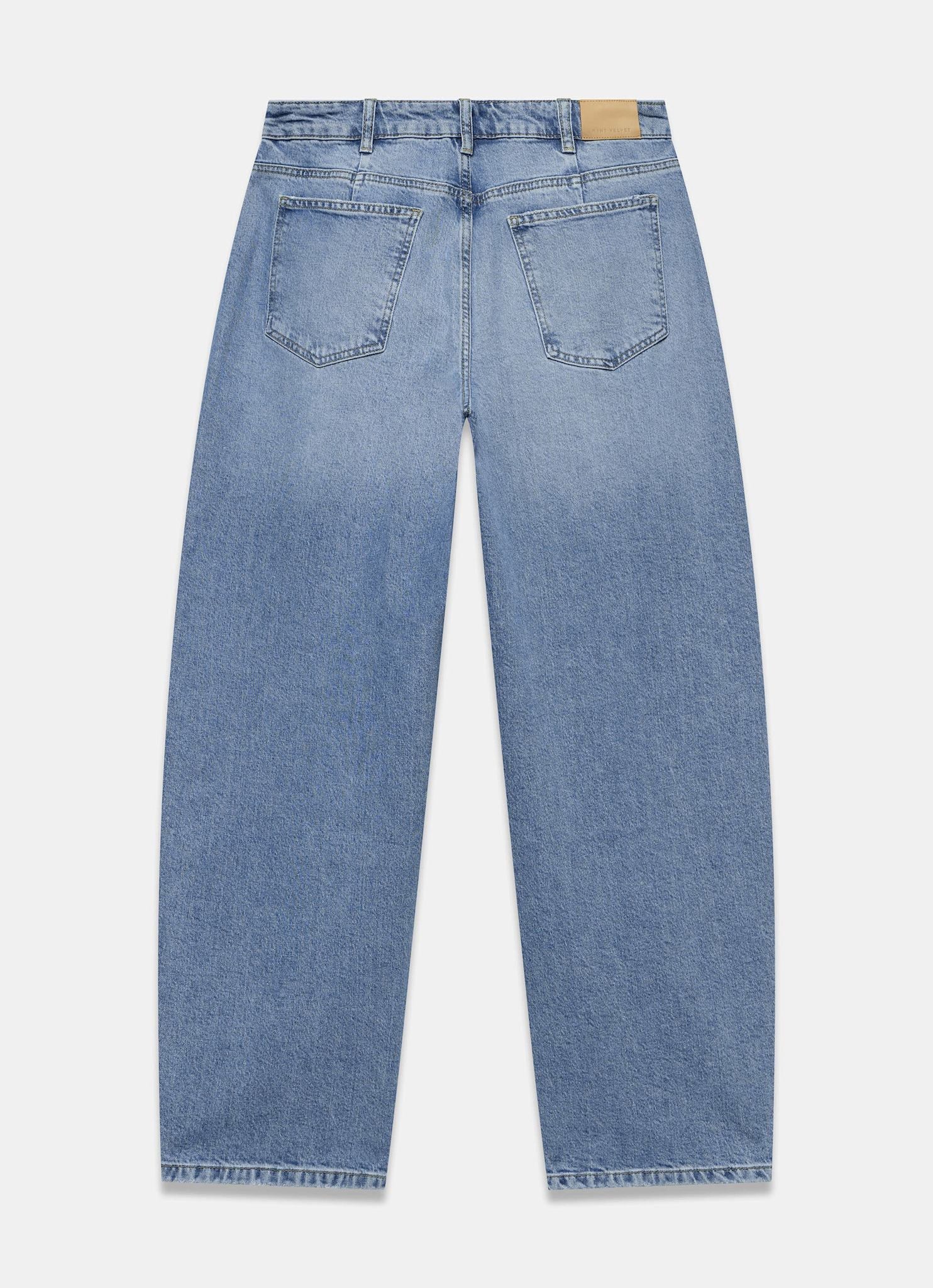 Mid Indigo Ultimate Barrel Jeans - Image 8