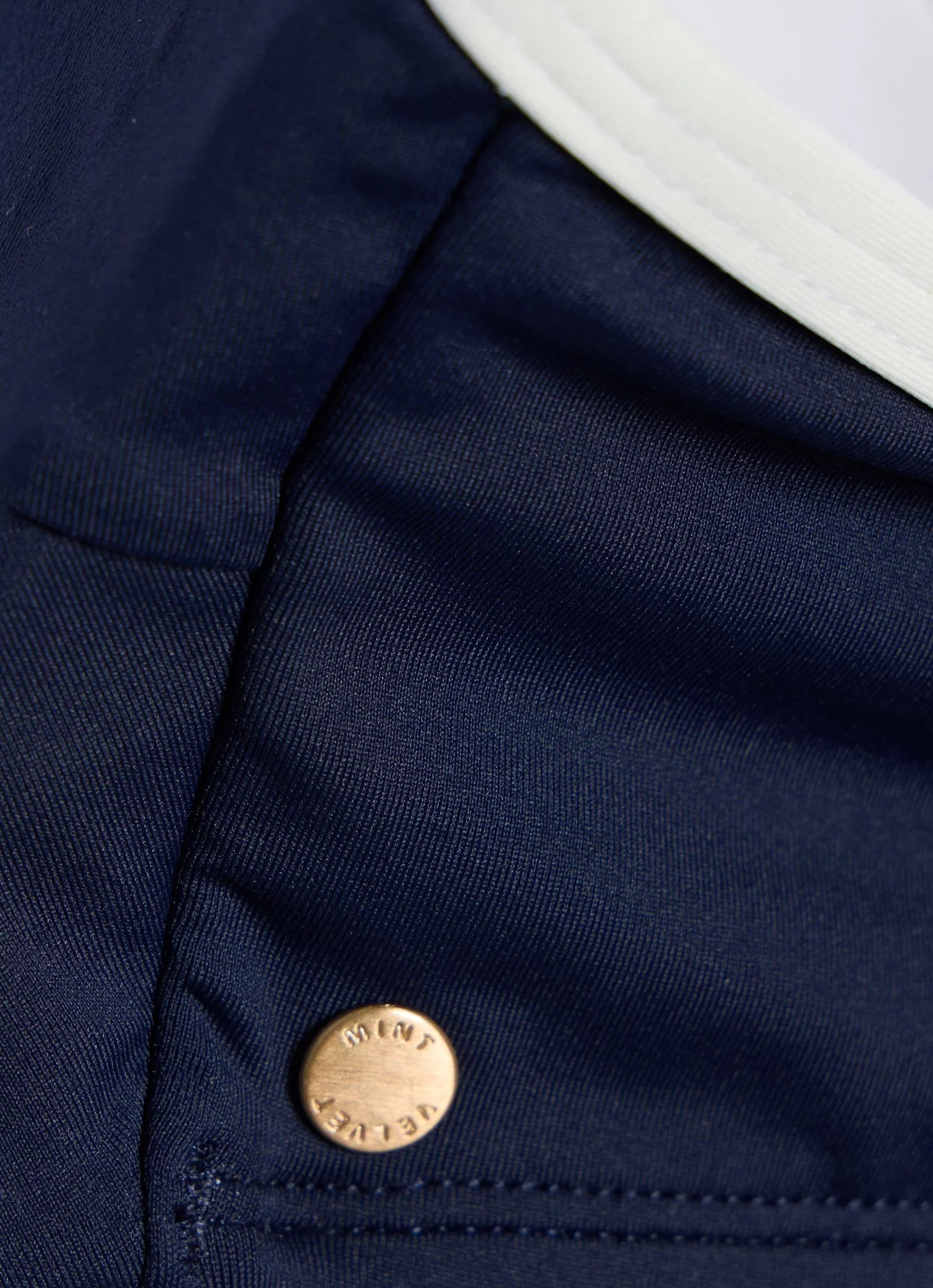 Navy Bandeau Bikini Top - Image 7