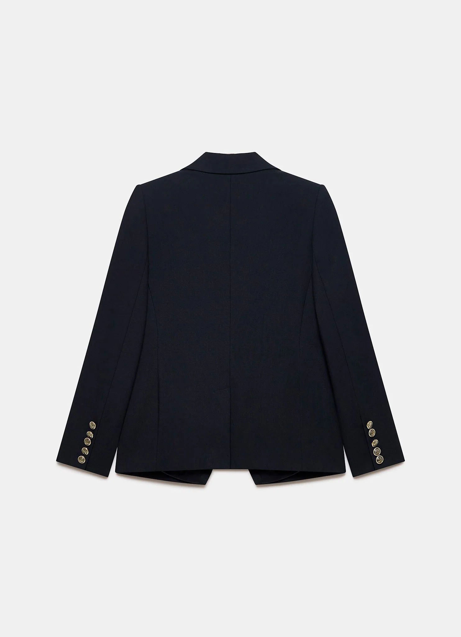 Navy Double Breasted Blazer - Image 8