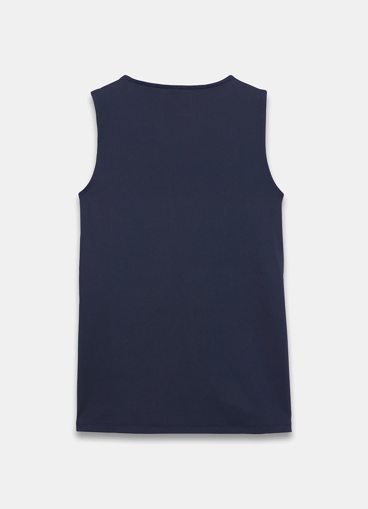 Navy High Neck Layering Vest - Image 7