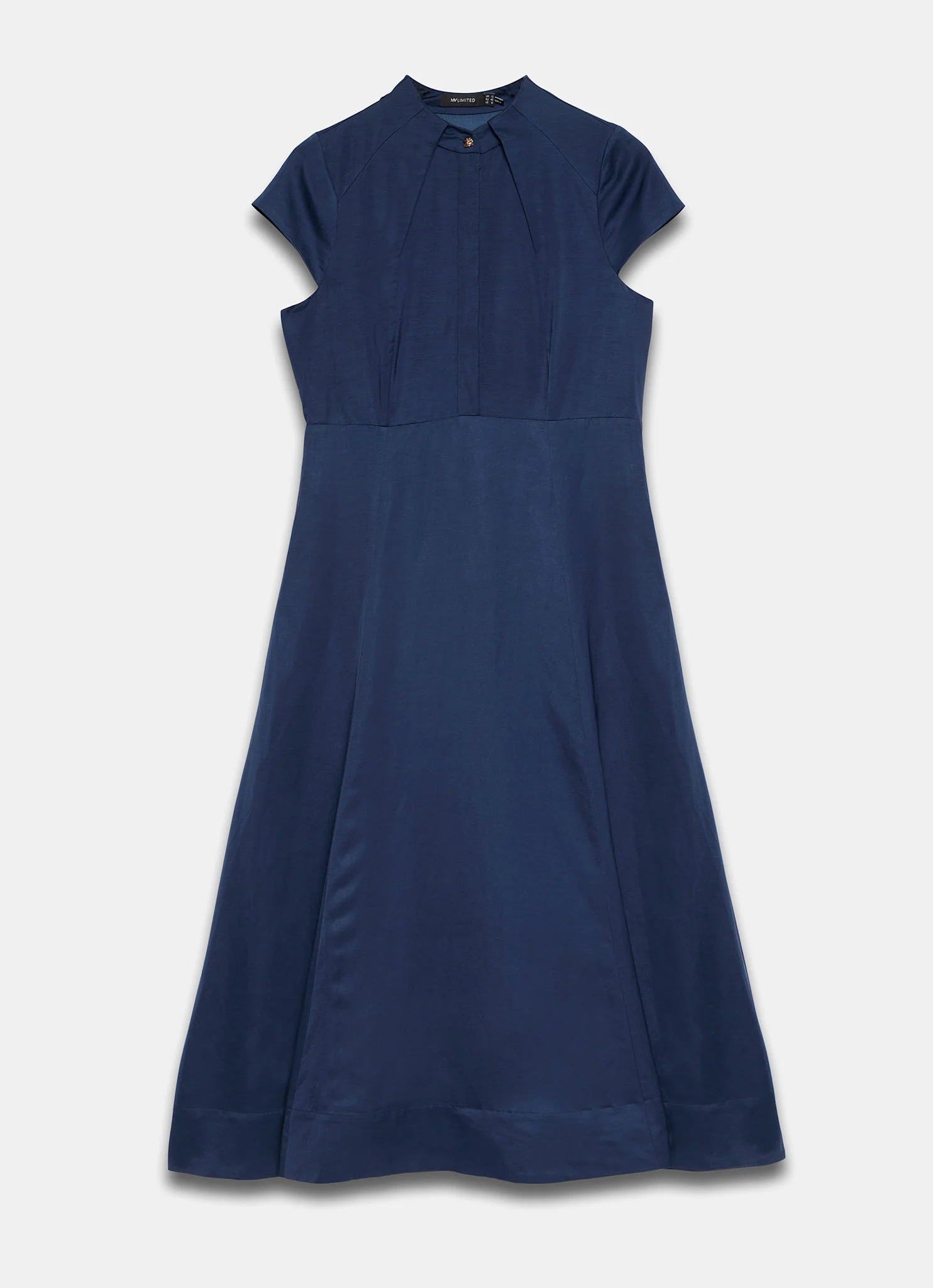 Navy Midi Shirt Dress - Image 7