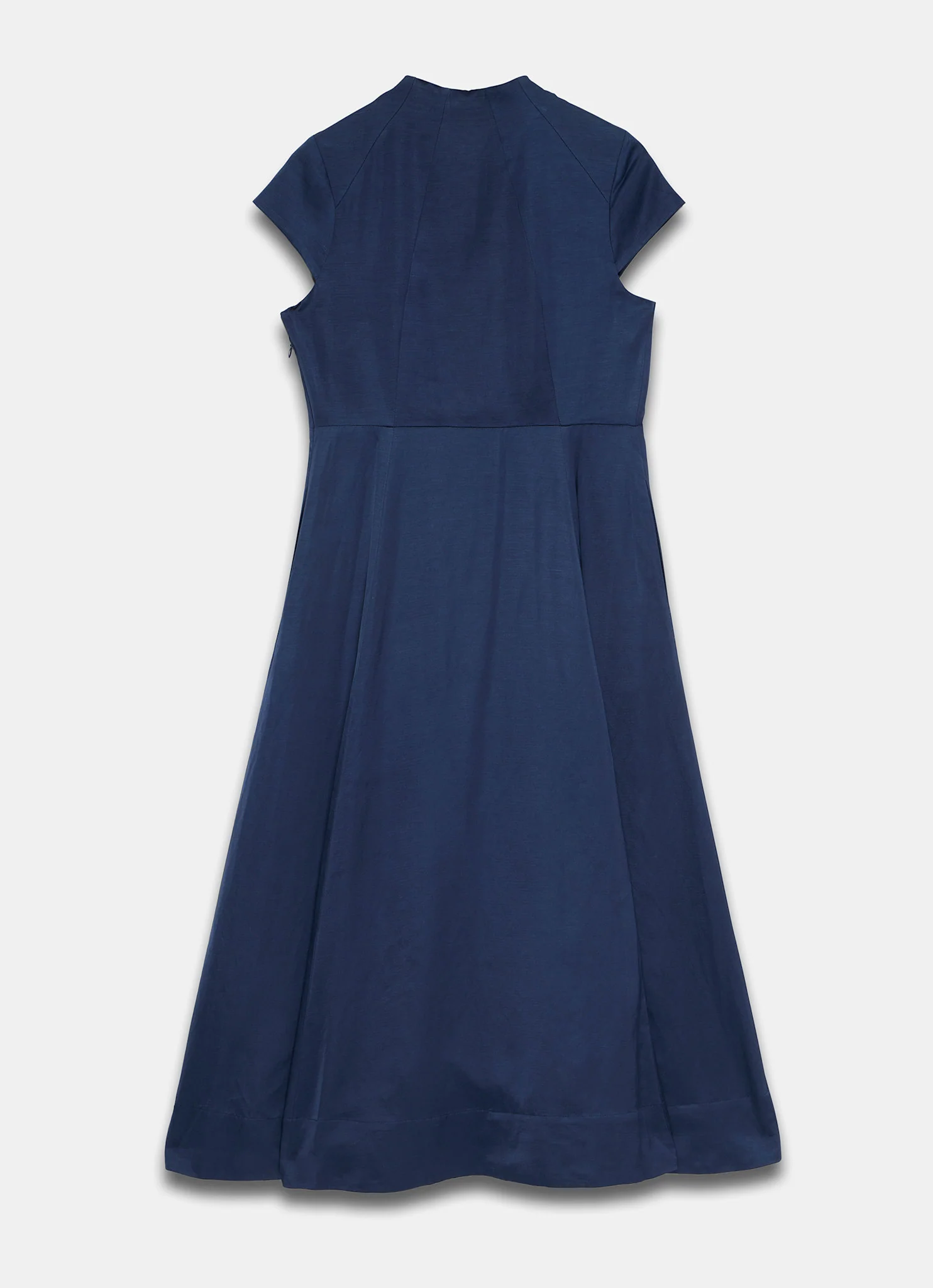 Navy Midi Shirt Dress - Image 8