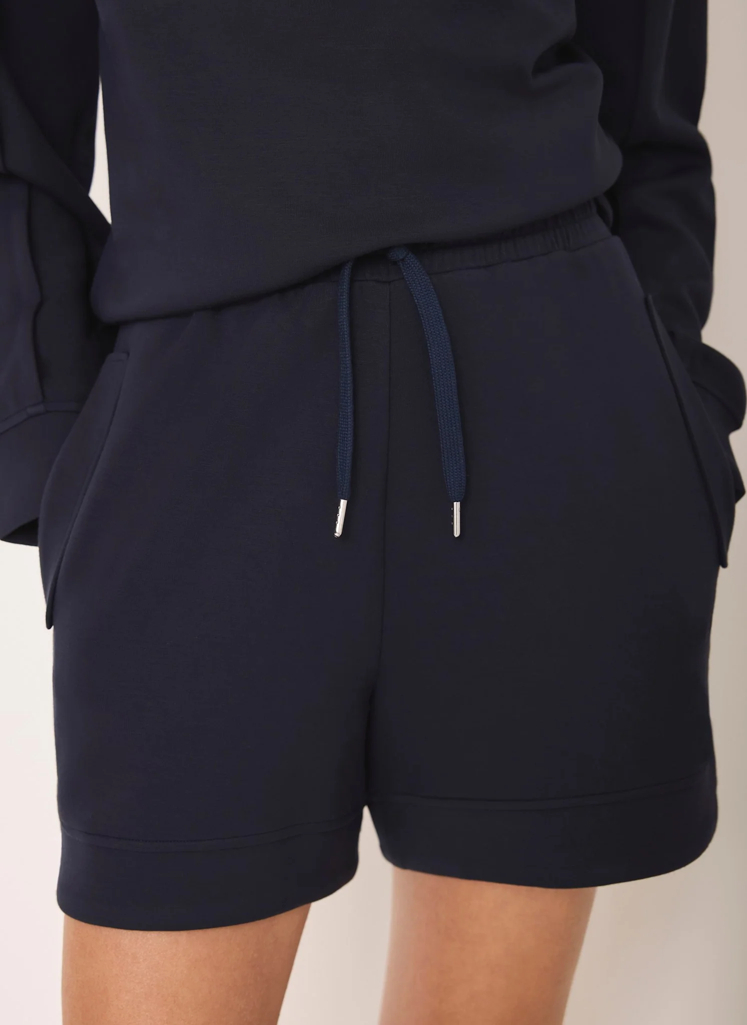 Navy Jersey Super Soft Shorts - Image 4