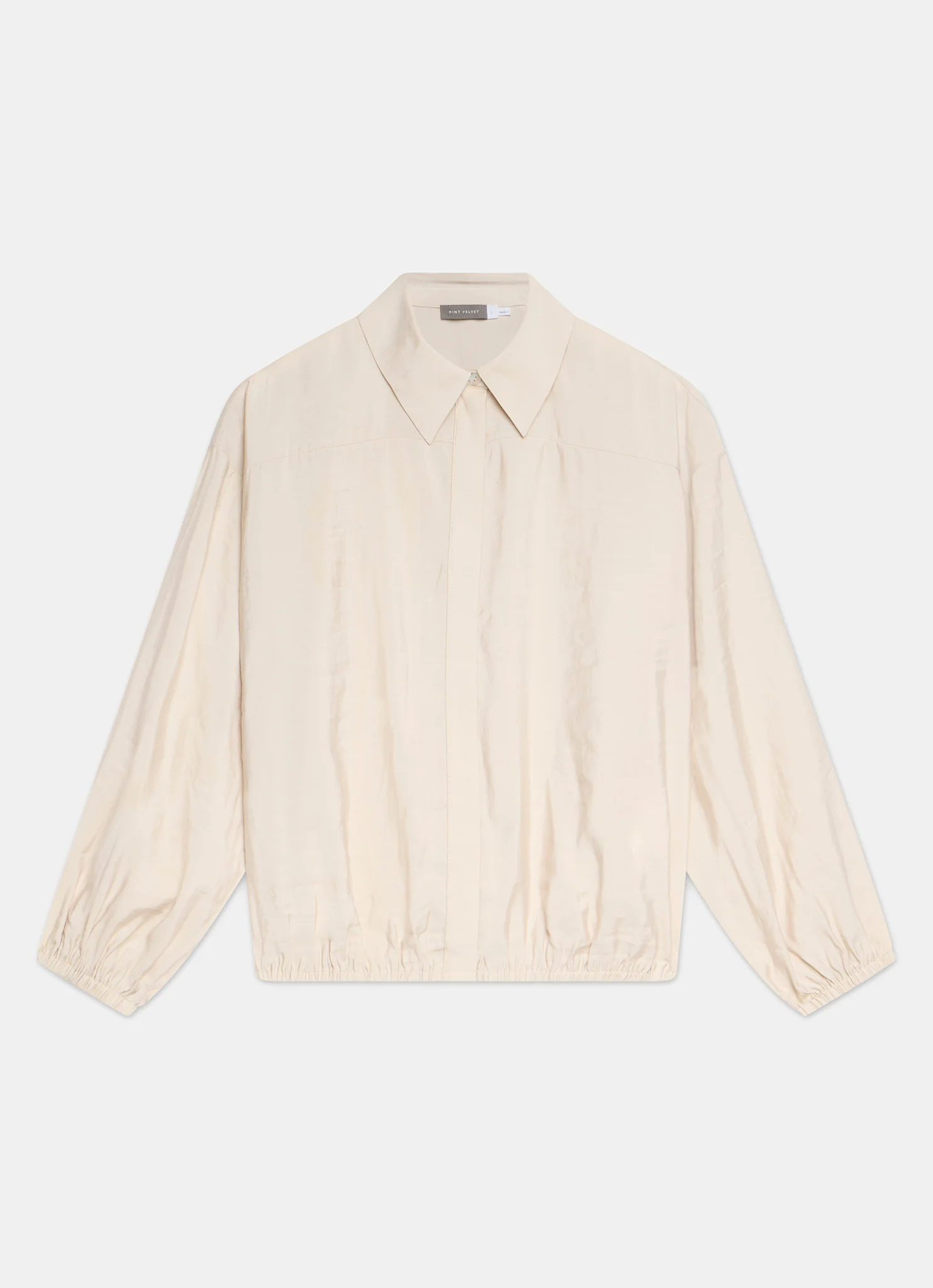 Neutral Long Sleeve Minimalist Shirt - Image 6