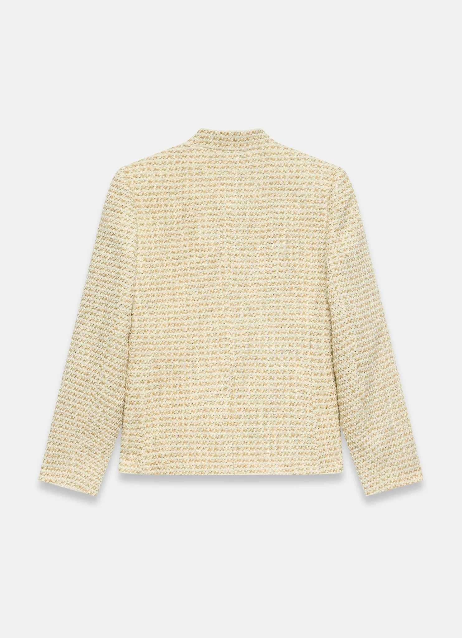 Neutral Boucle Pocket Detail Jacket - Image 7