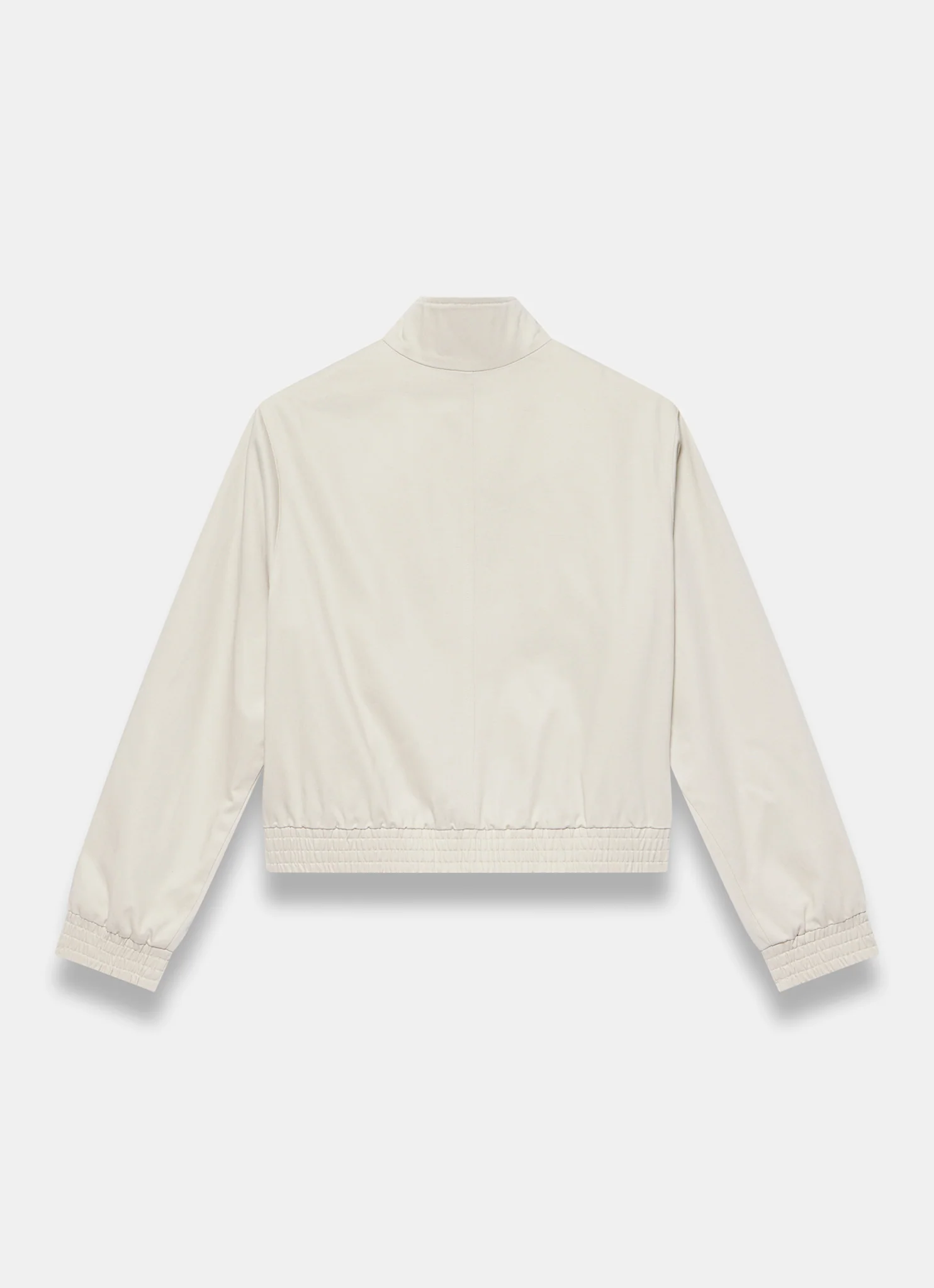 Neutral Funnel Neck Bomber Jacket - Image 8