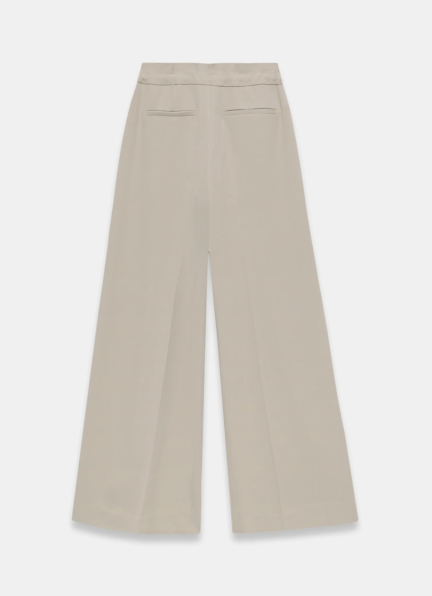 Neutral Tie Waist Pleated Wide Trousers - Image 7