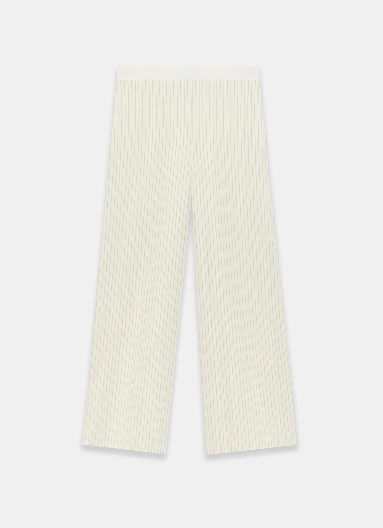 Neutral Stripe Wide Trousers - Image 6