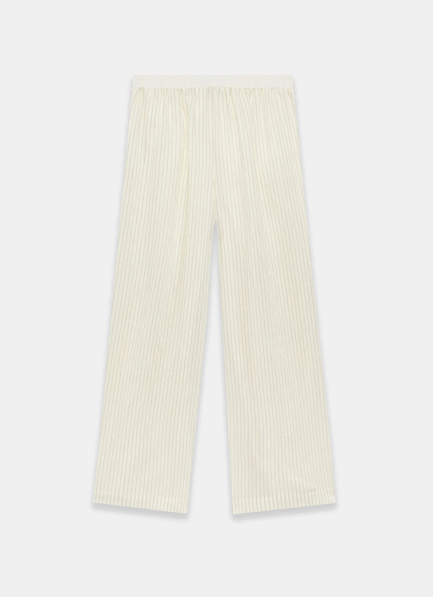 Neutral Stripe Wide Trousers - Image 7