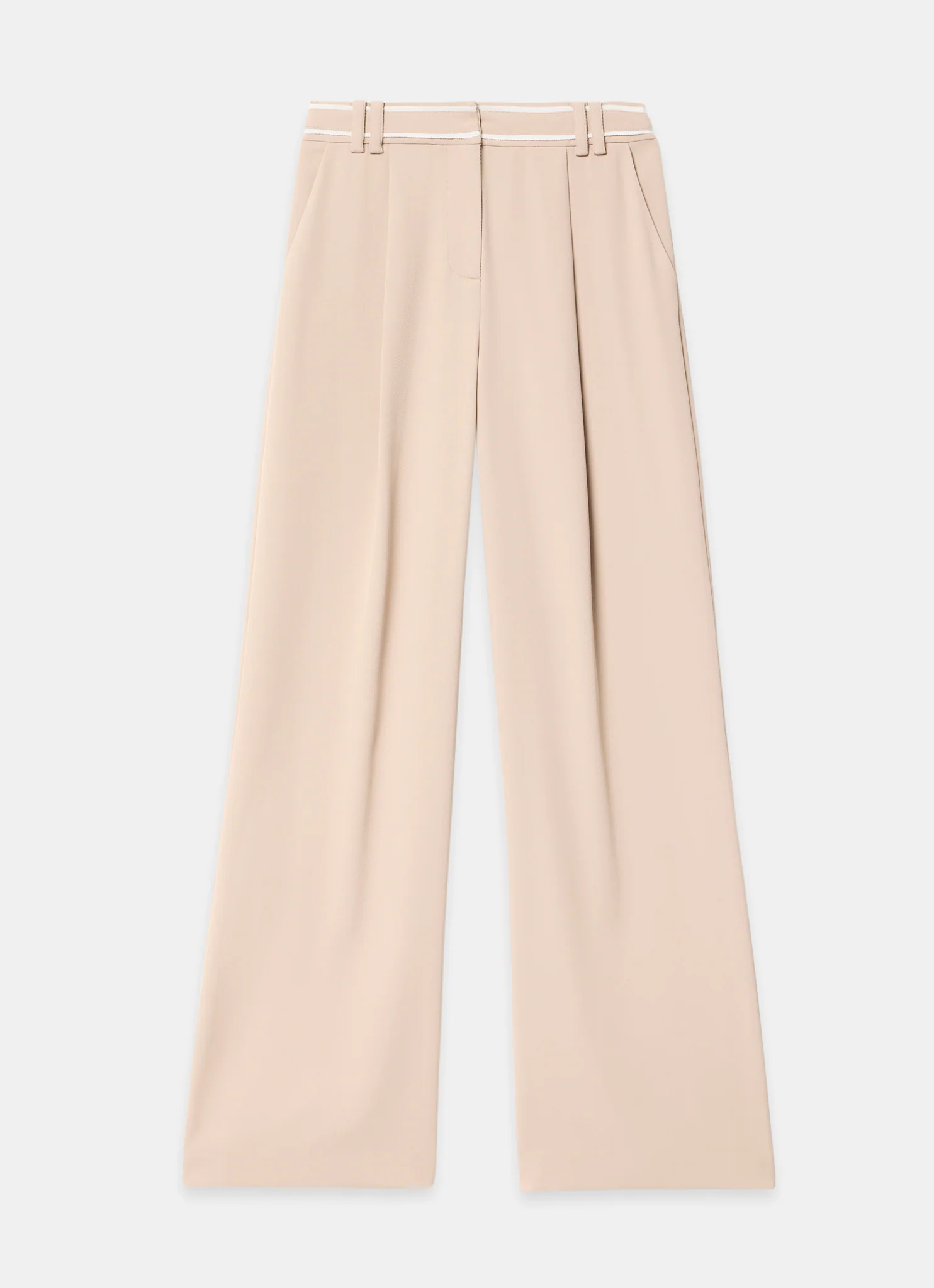 Neutral Waist Detail Wide Trousers - Image 6