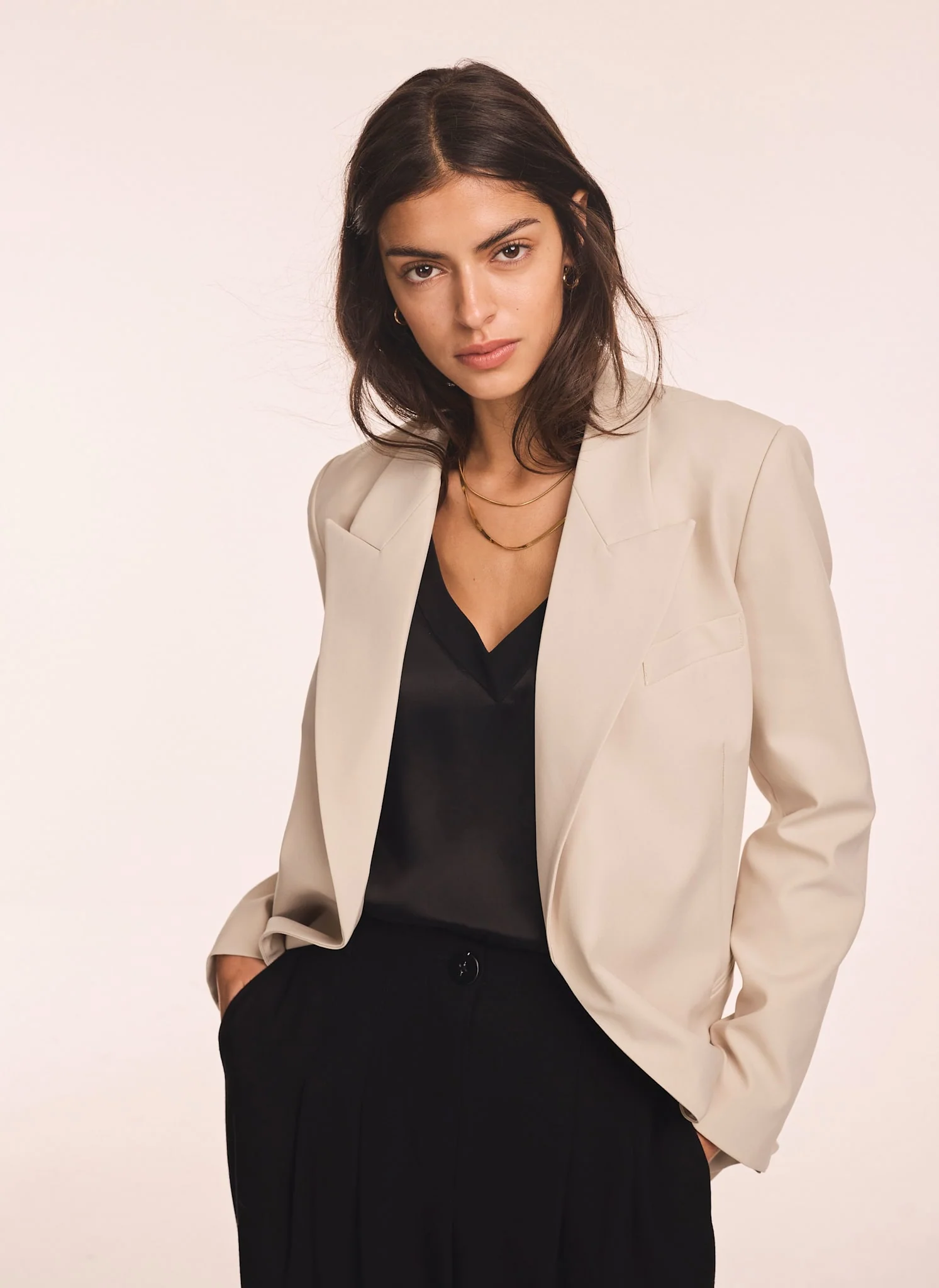 Neutral Longline Blazer - Image 5