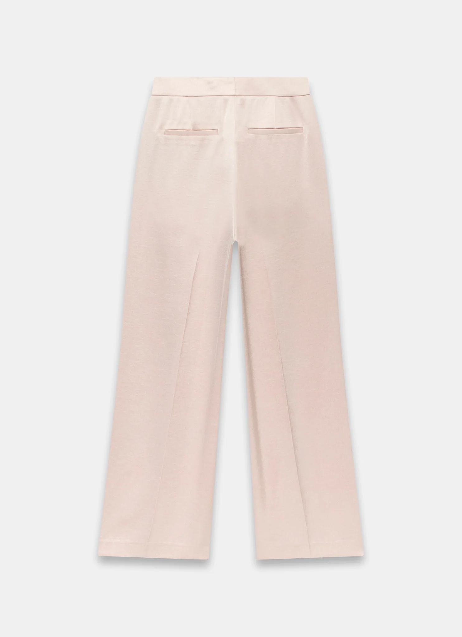 Pink Pleated Wide Leg Trousers - Image 8