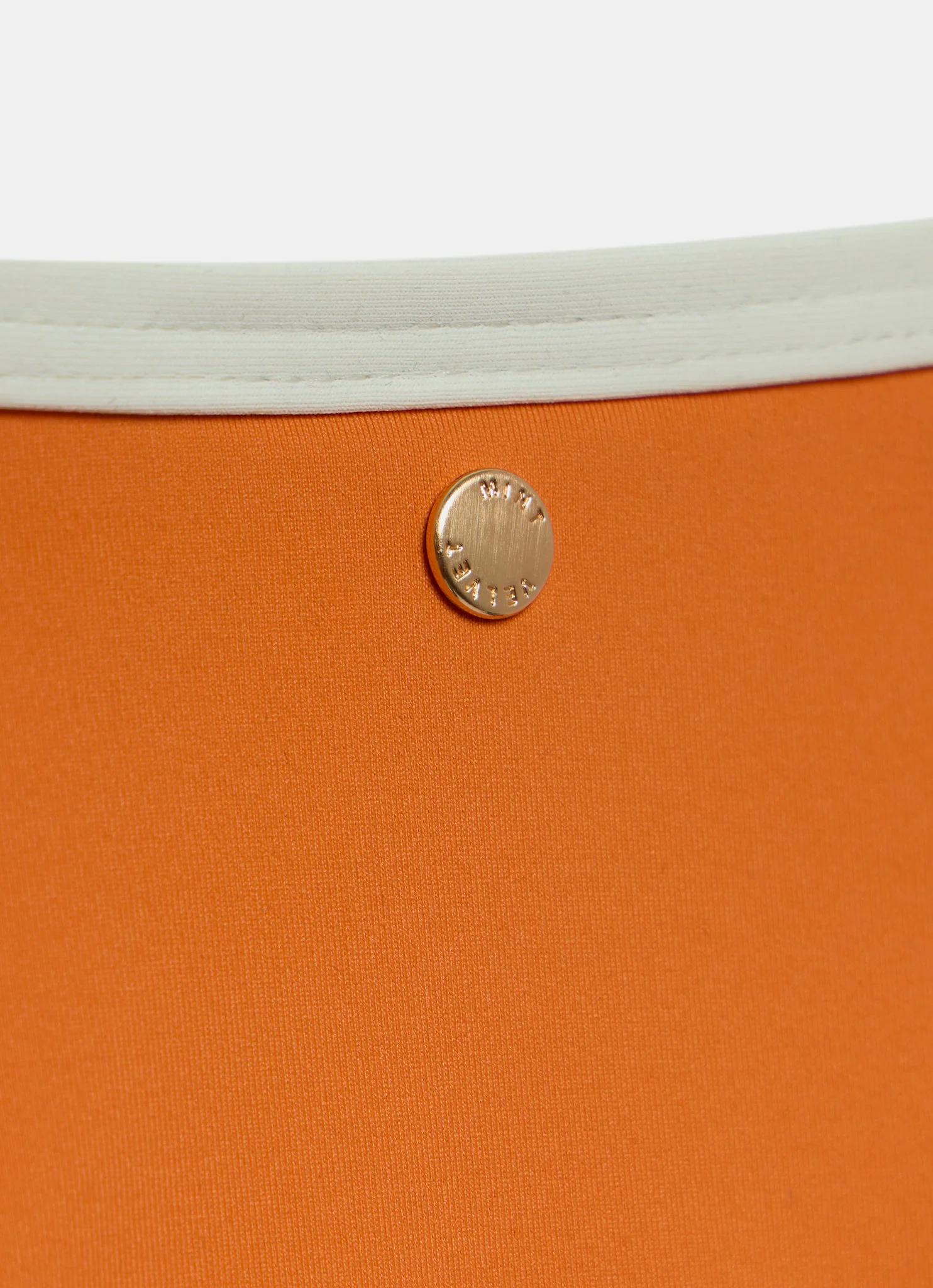 Orange Contrast Trim Bikini Bottom - Image 8