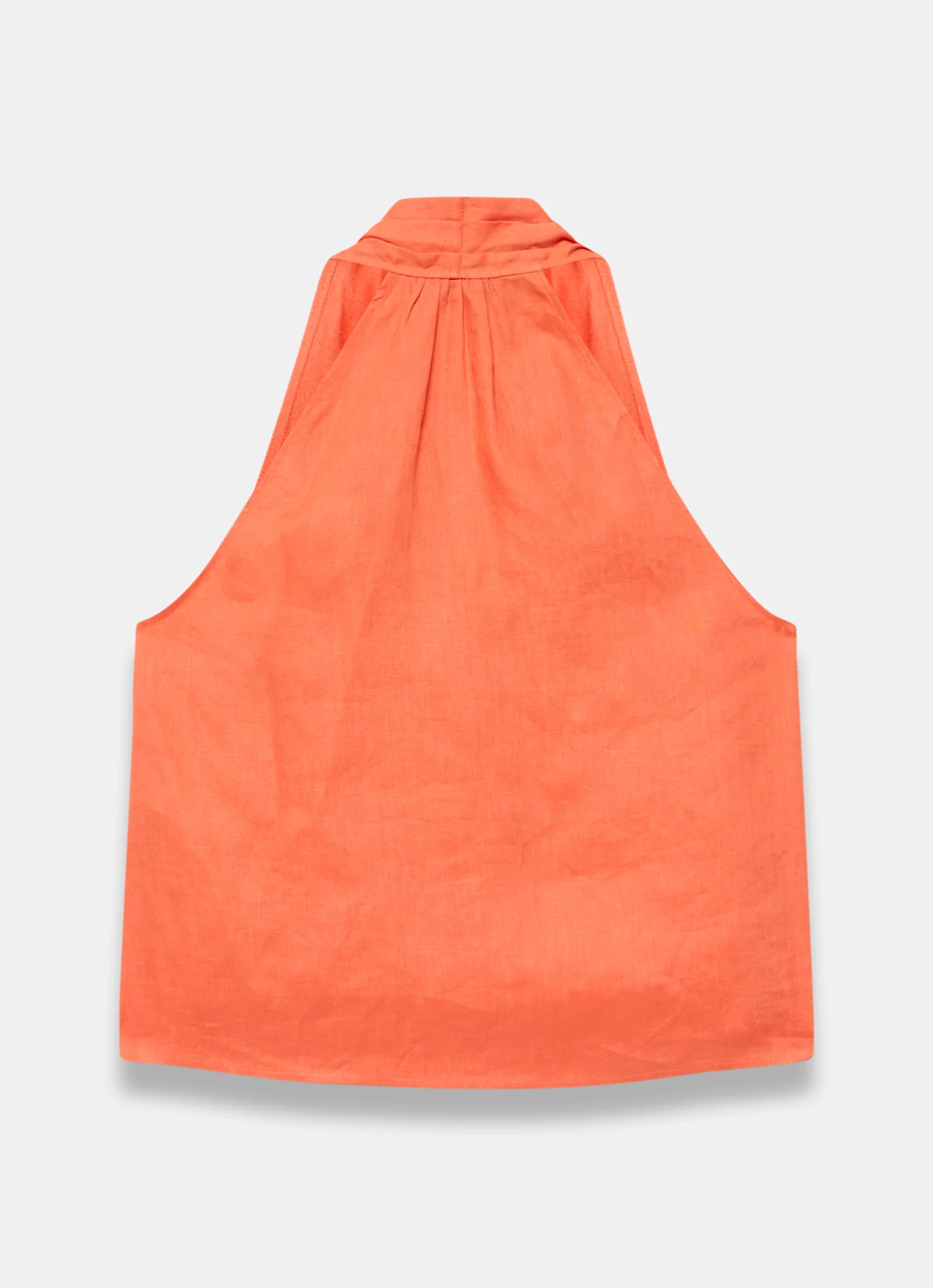 Orange Linen Halter Top - Image 8