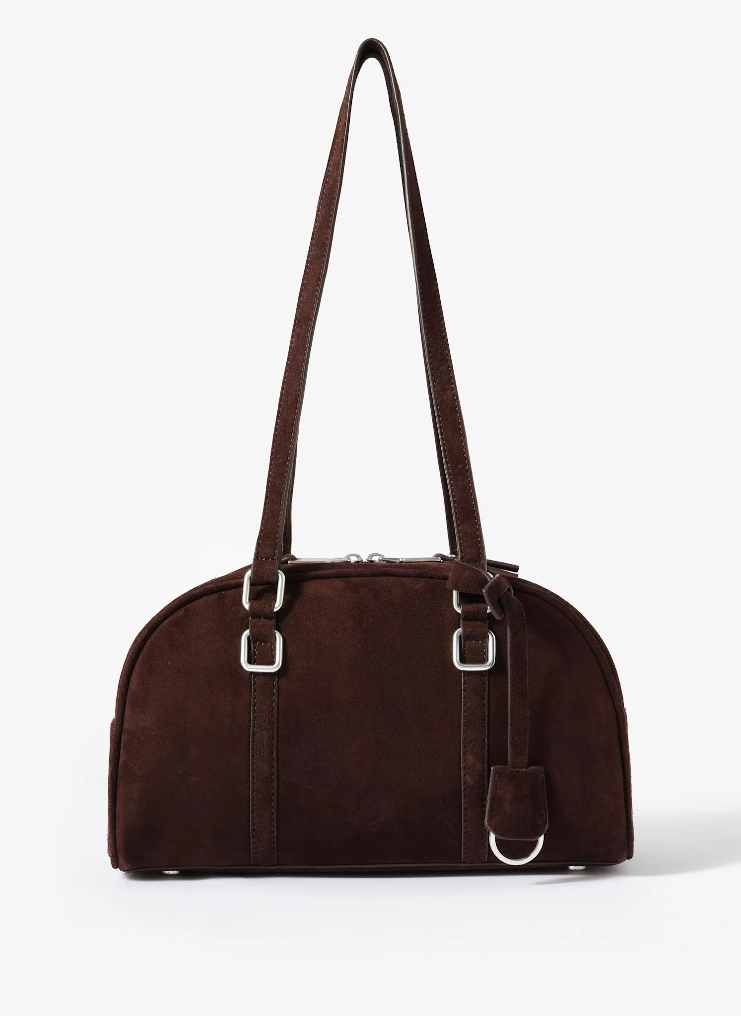 Otti Brown Suede Shoulder Bag
