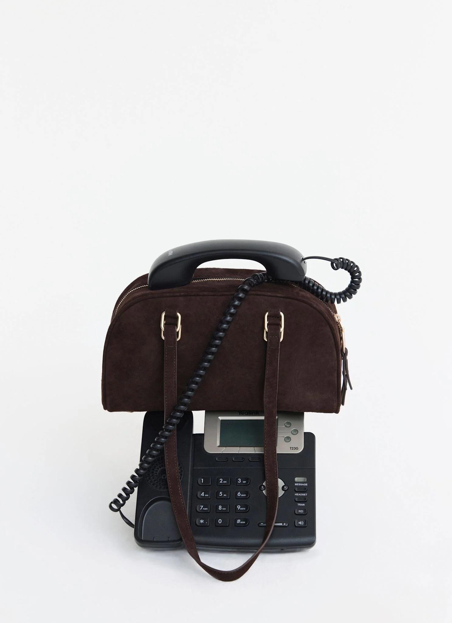 Otti Brown Suede Shoulder Bag - Image 3