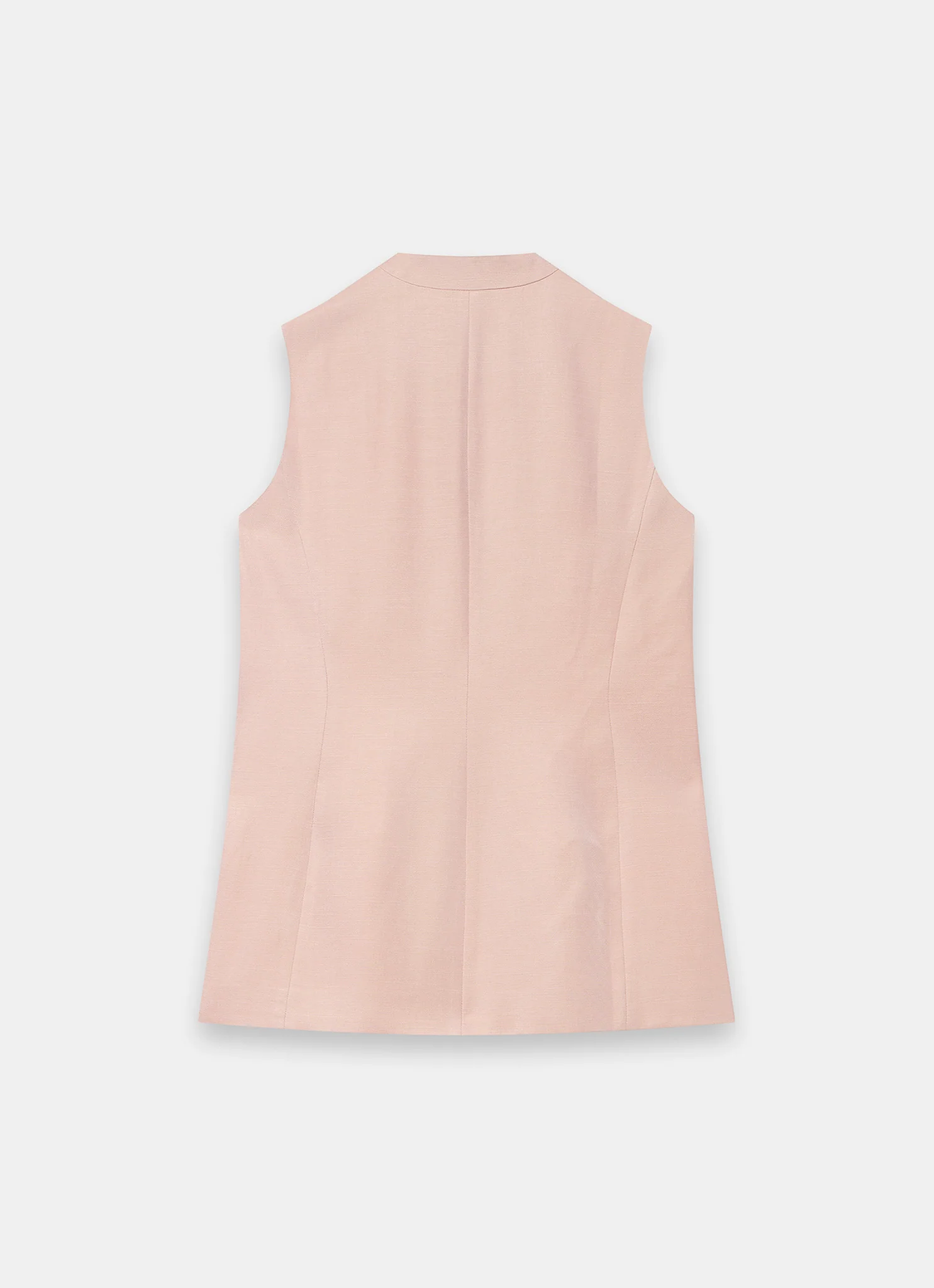 Pink Tailored Longline Waistcoat - Image 7